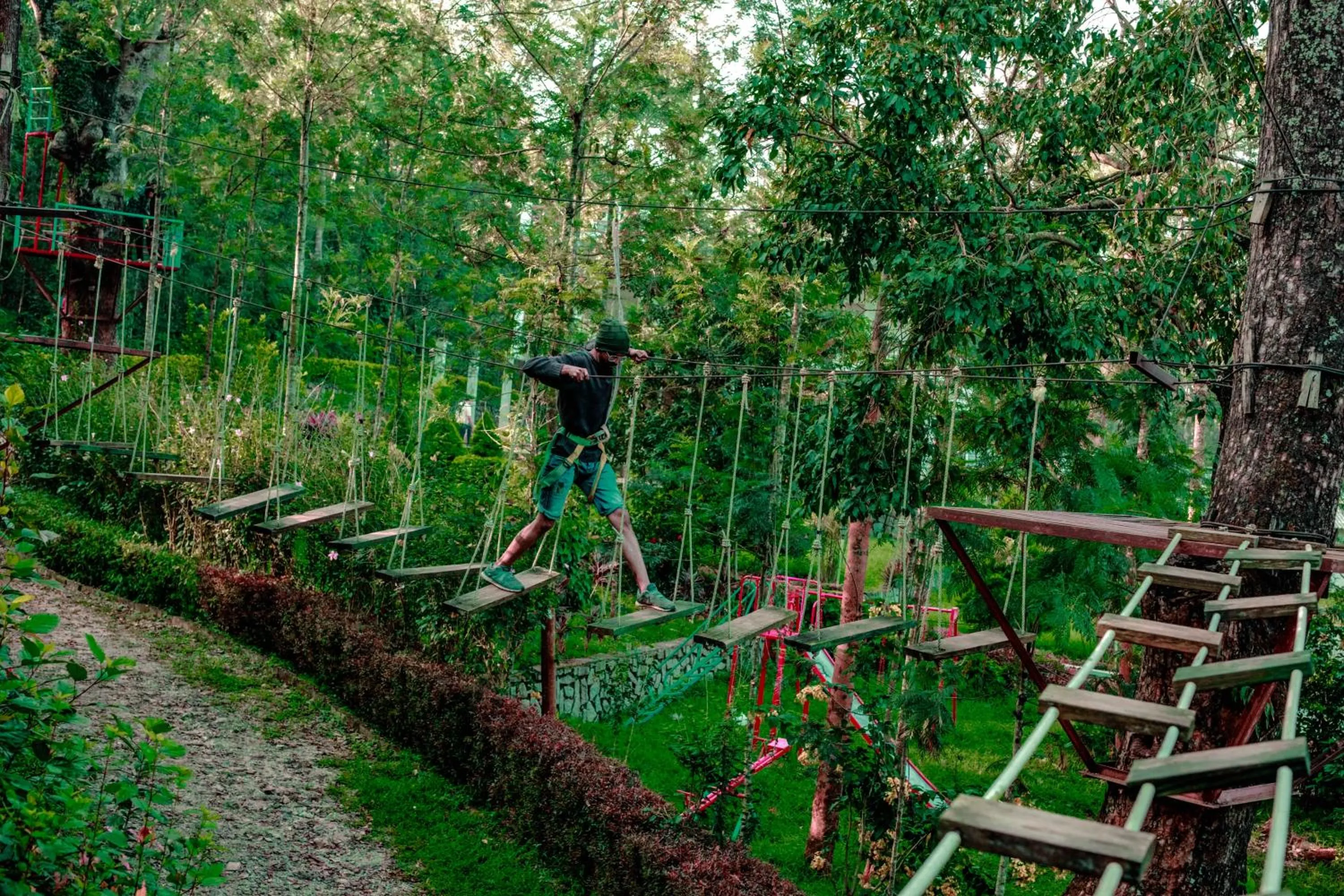 Evening entertainment in The Blossom Resort - Chikmagalur