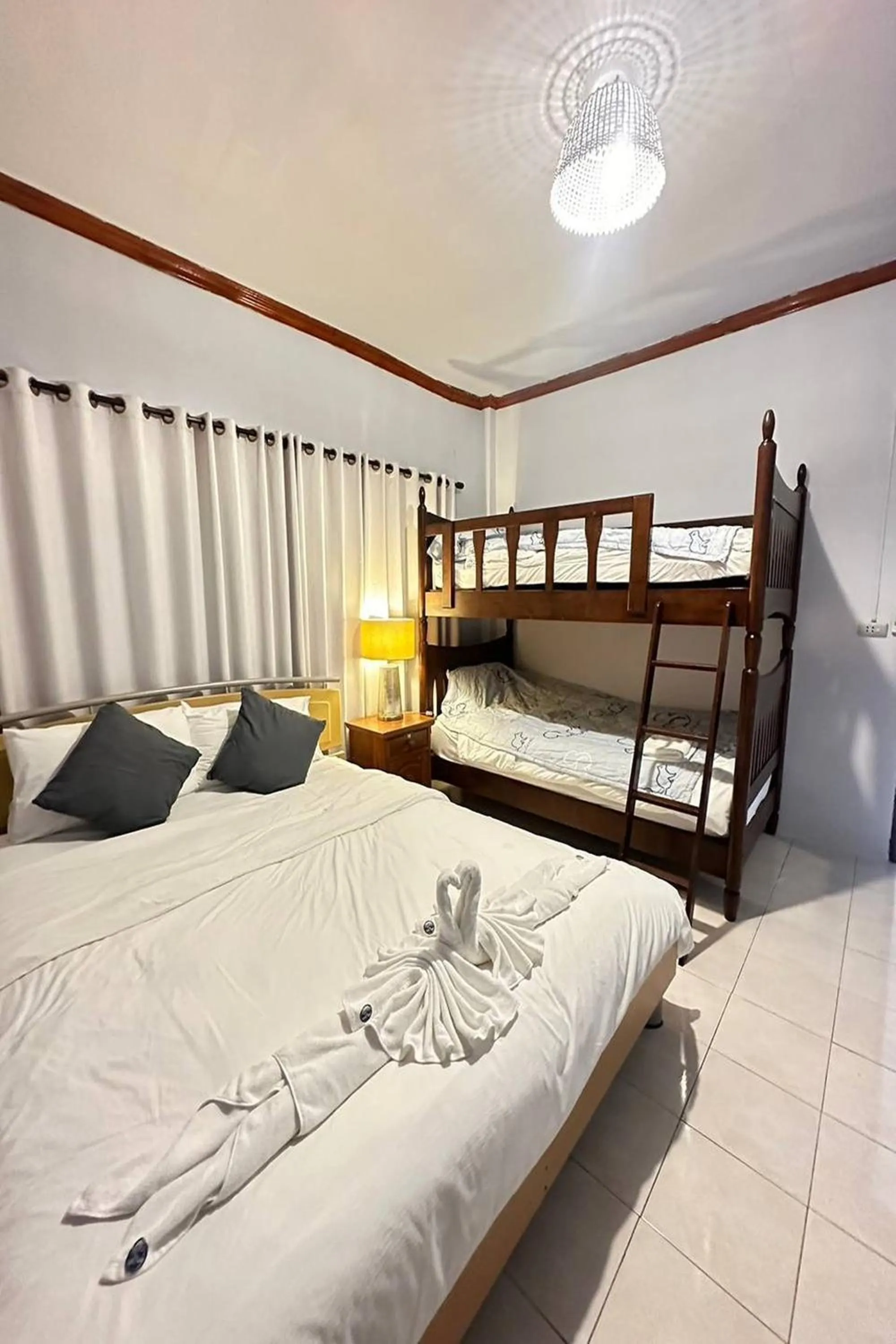 Bedroom, Bed in Baansuan Chomchun