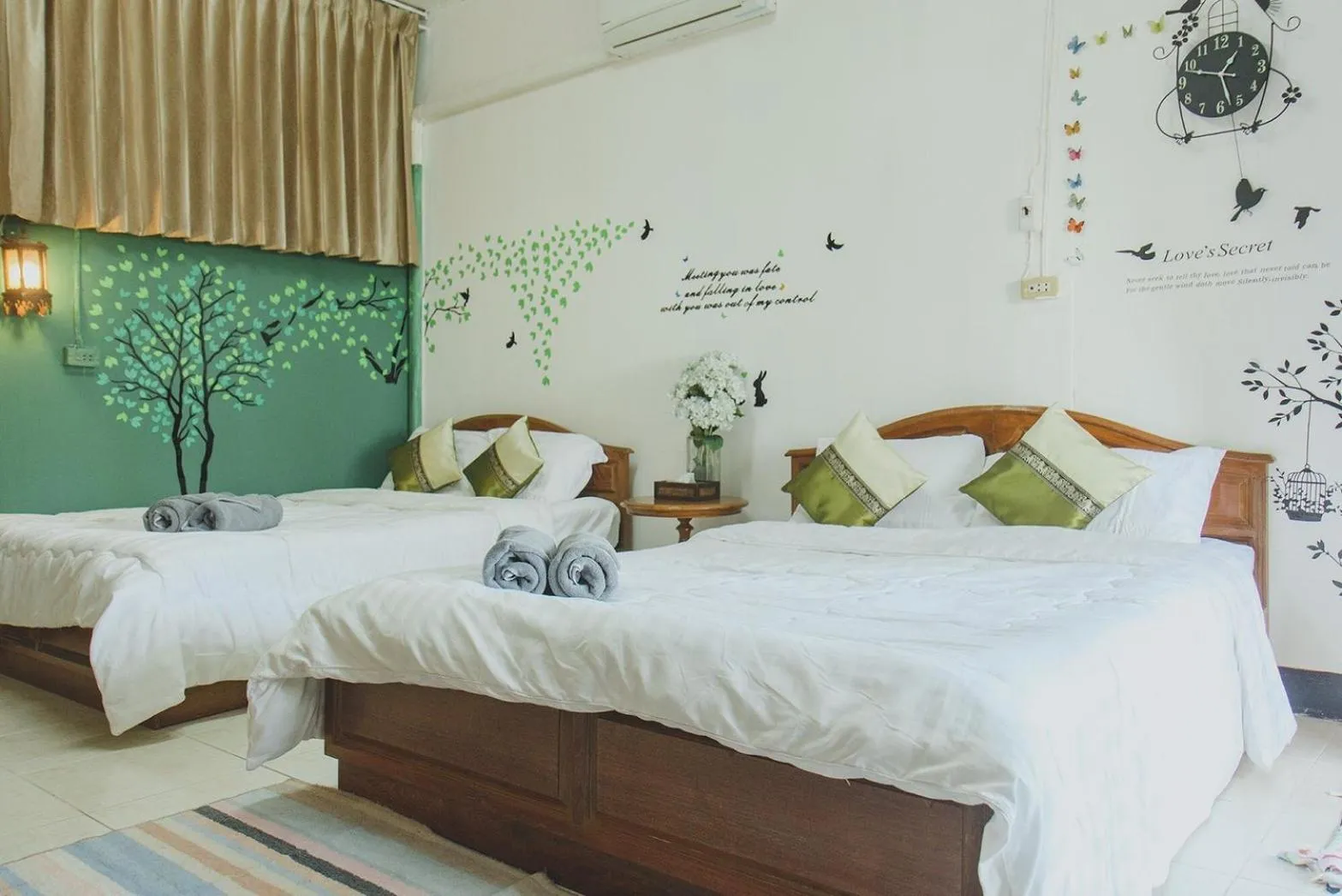 Bedroom, Bed in Baansuan Chomchun