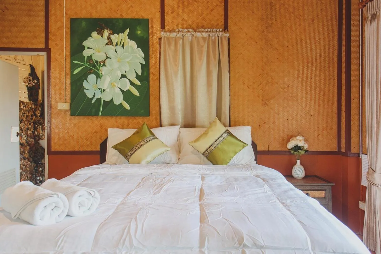 Bedroom, Bed in Baansuan Chomchun