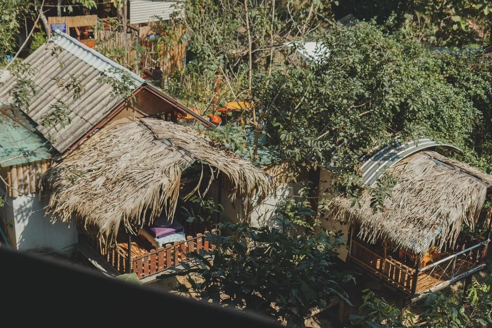 Bird's eye view in Baansuan Chomchun