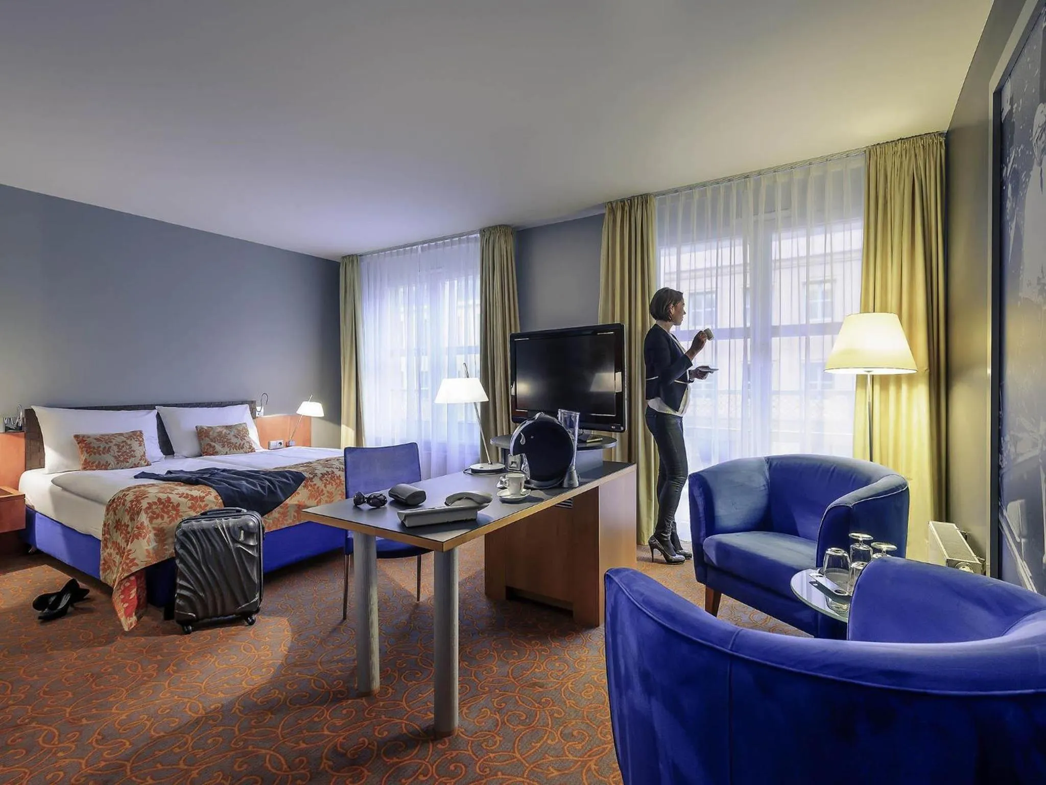 Bedroom in Mercure Hotel & Residenz Berlin Checkpoint Charlie