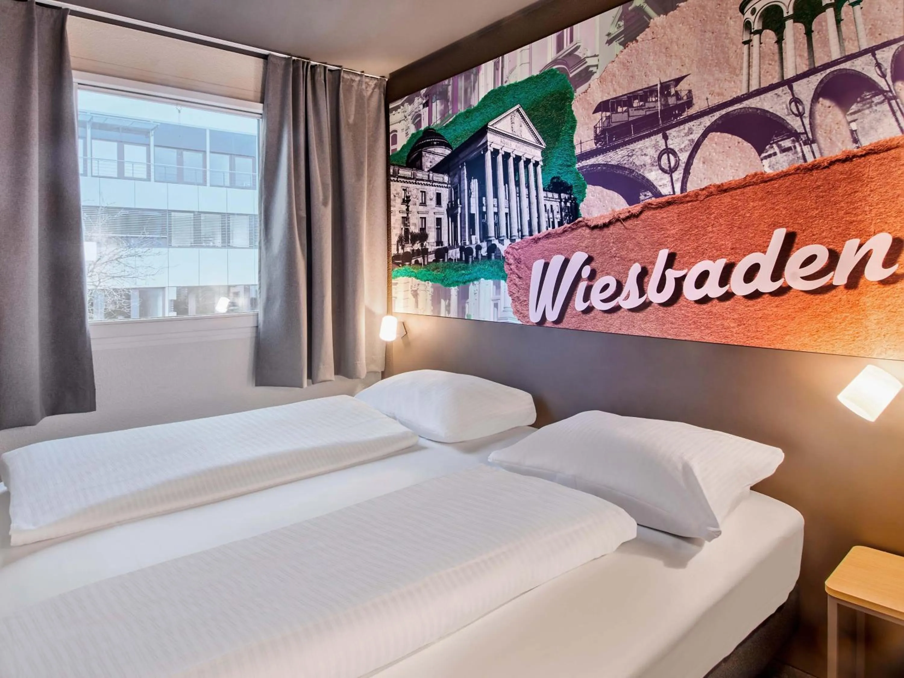 Photo of the whole room, Bed in B&B HOTEL Wiesbaden-Ost
