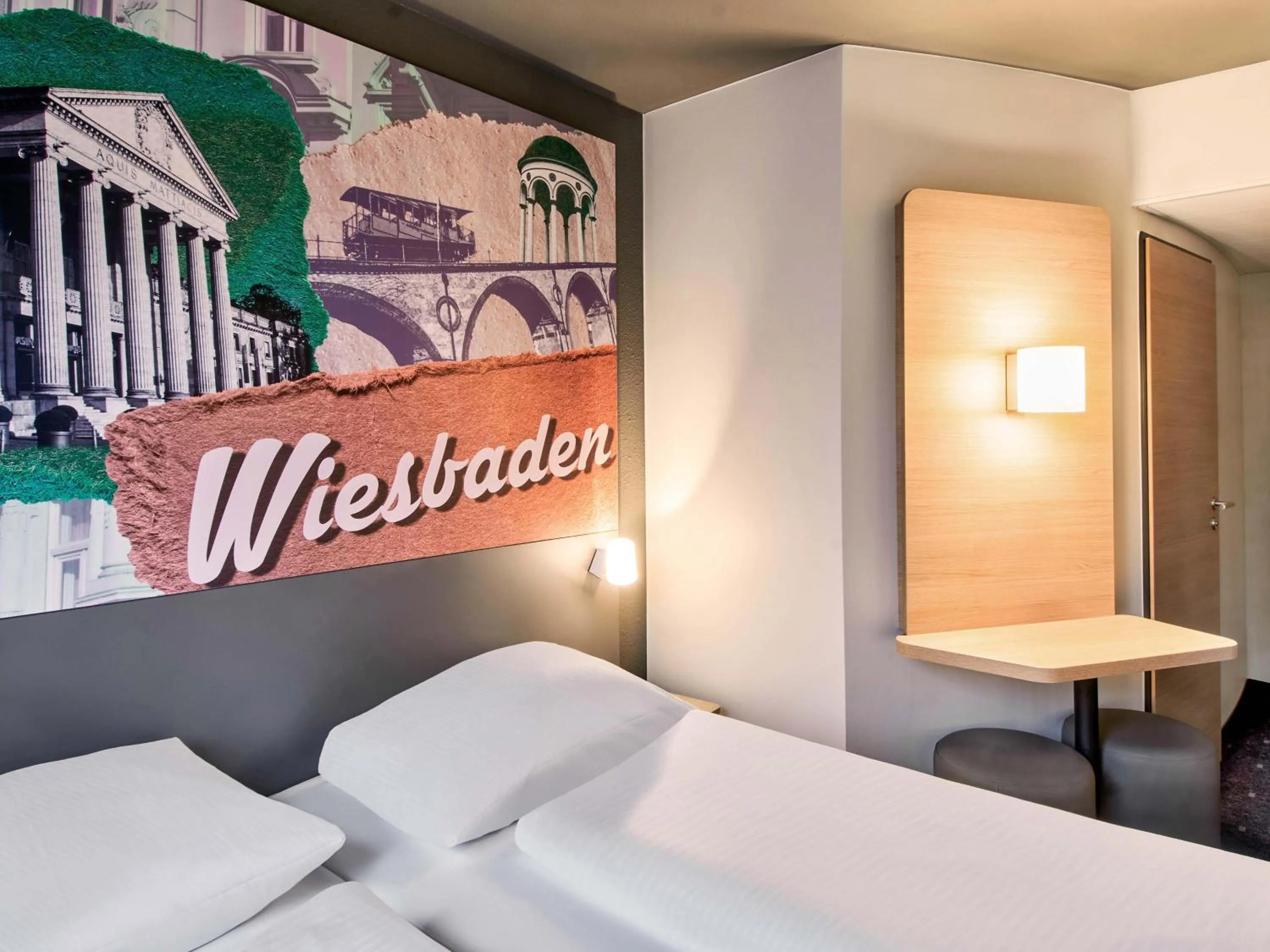 Photo of the whole room, Bed in B&B HOTEL Wiesbaden-Ost
