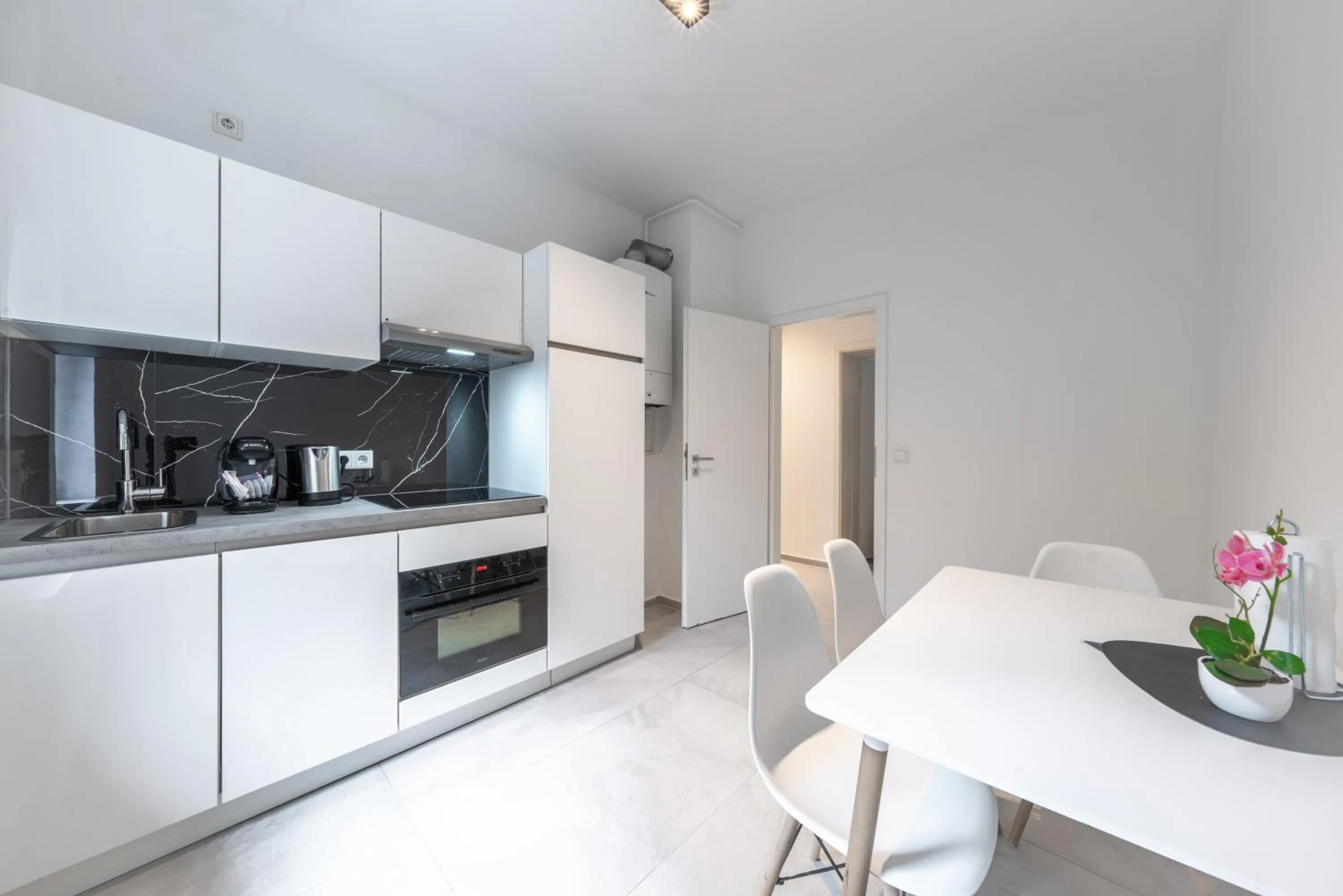 kitchen in Nurban Apartments GoHo
