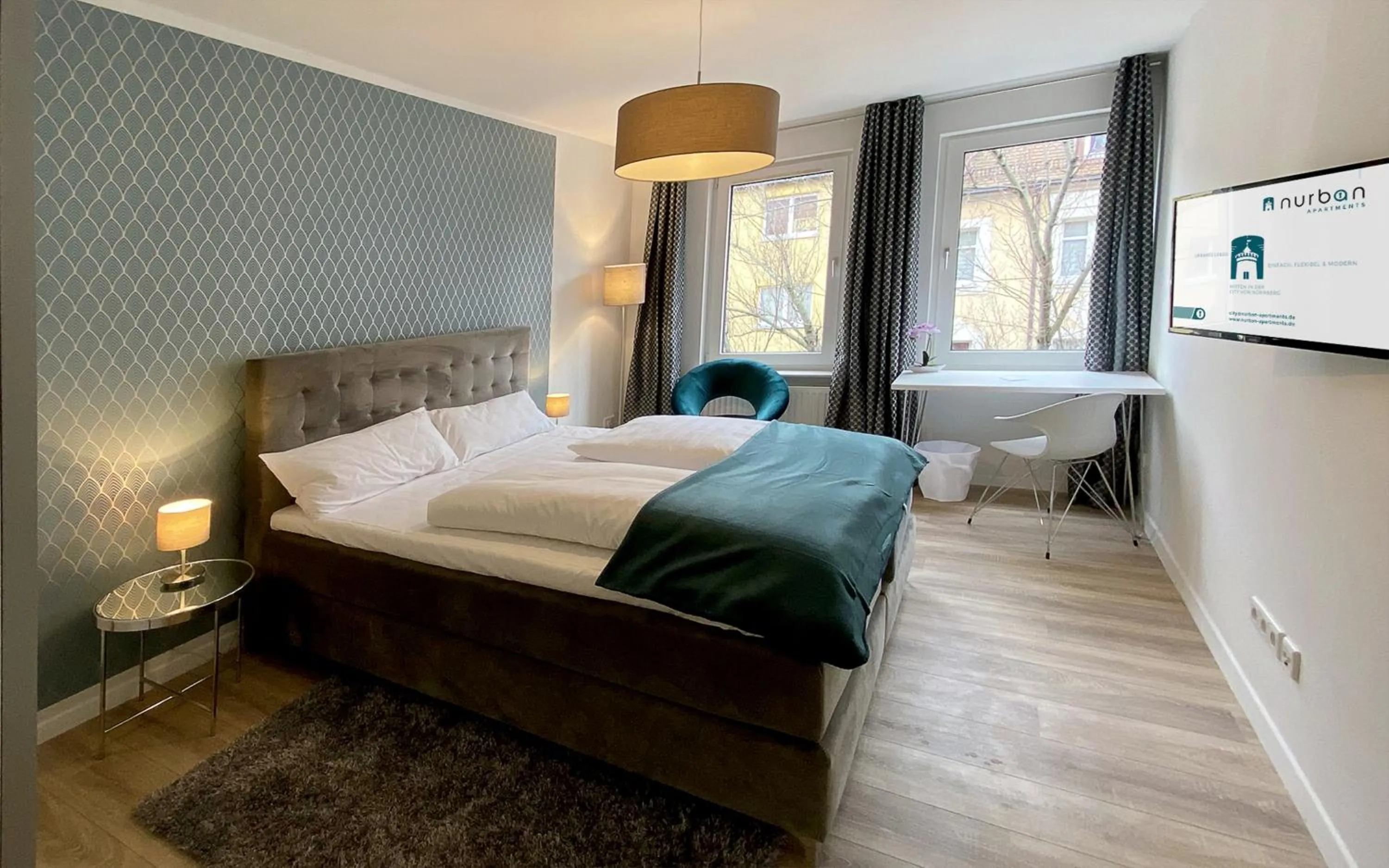 Bedroom, Bed in Nurban Apartments City Nürnberg