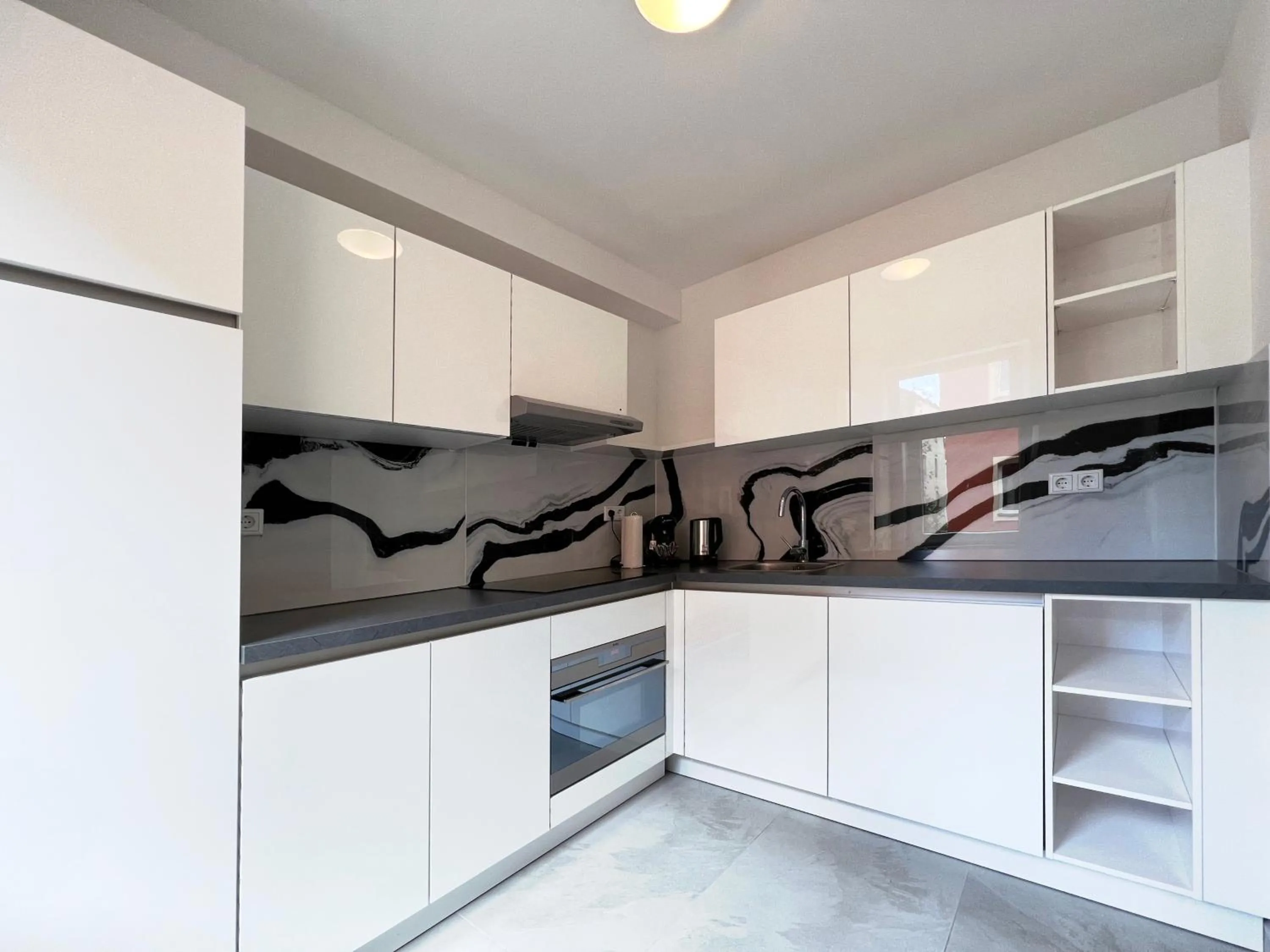 Kitchen or kitchenette in Nurban Apartments GoHo