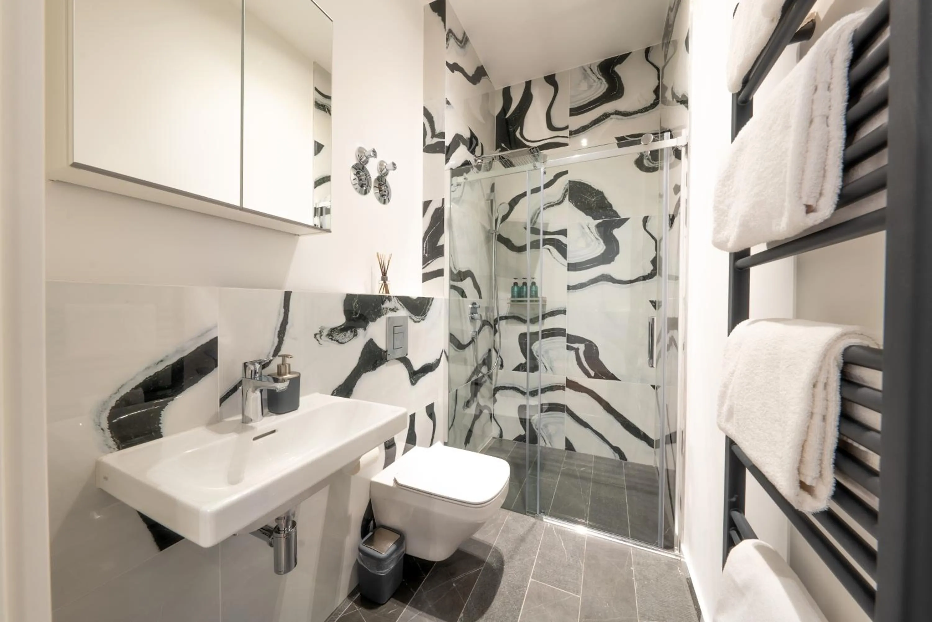 Bathroom in Nurban Apartments GoHo