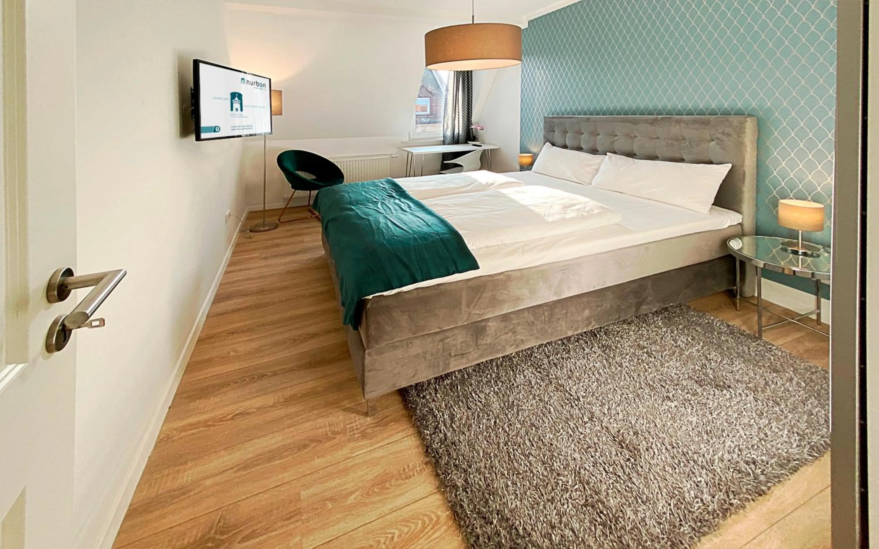 Bedroom, Bed in Nurban Apartments City Nürnberg