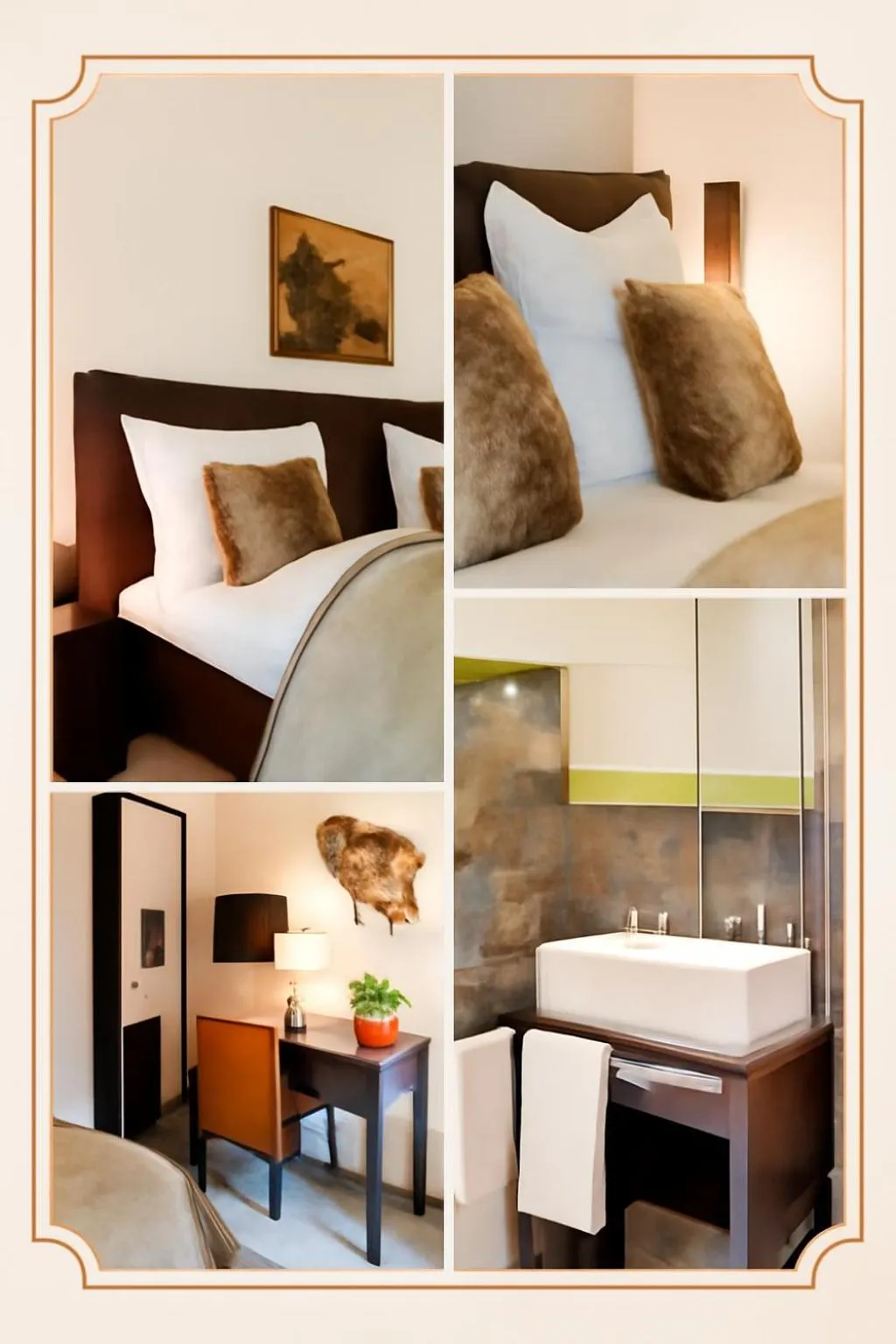 Bed in Forsthaus Wörnbrunn