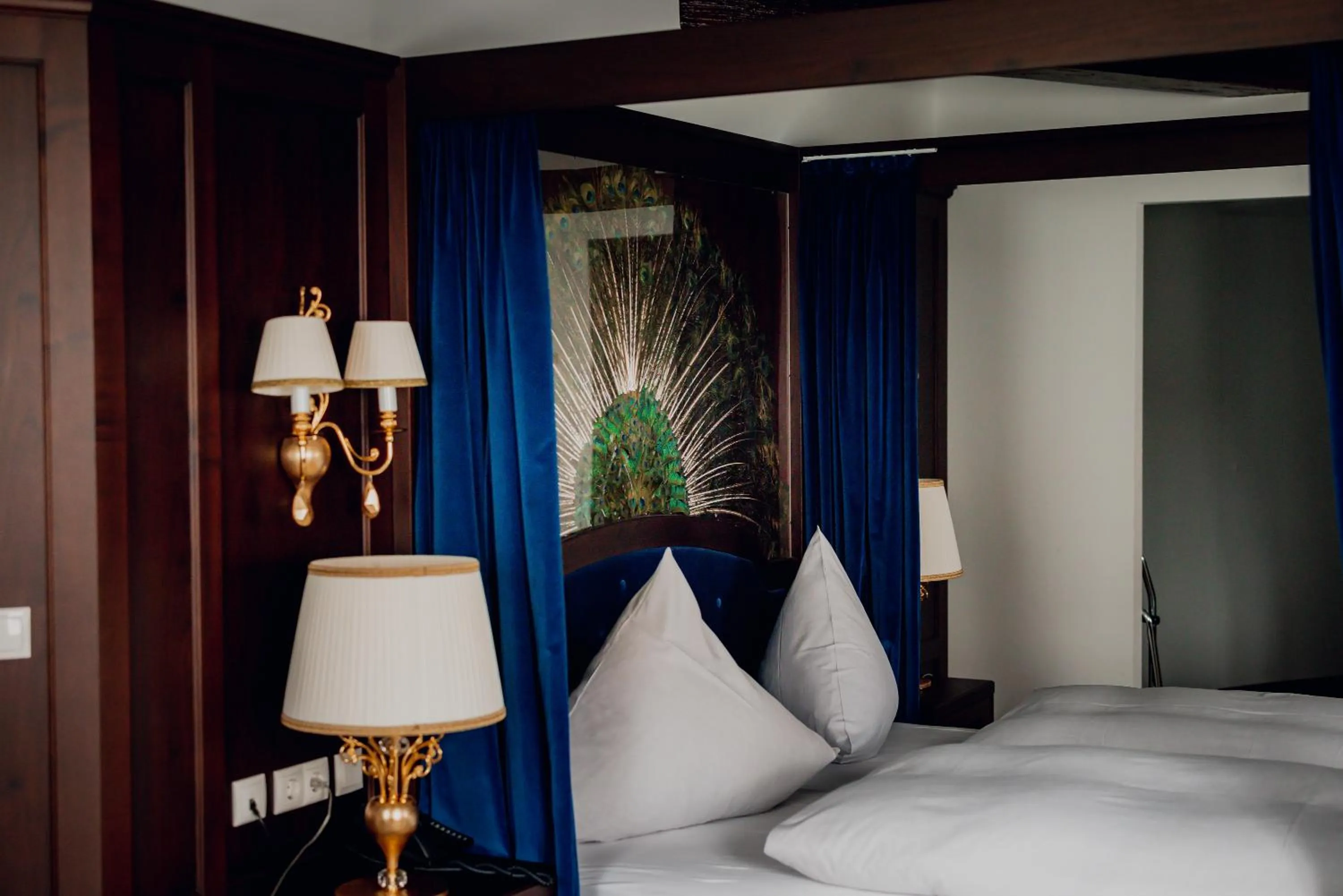 Photo of the whole room, Bed in Forsthaus Wörnbrunn