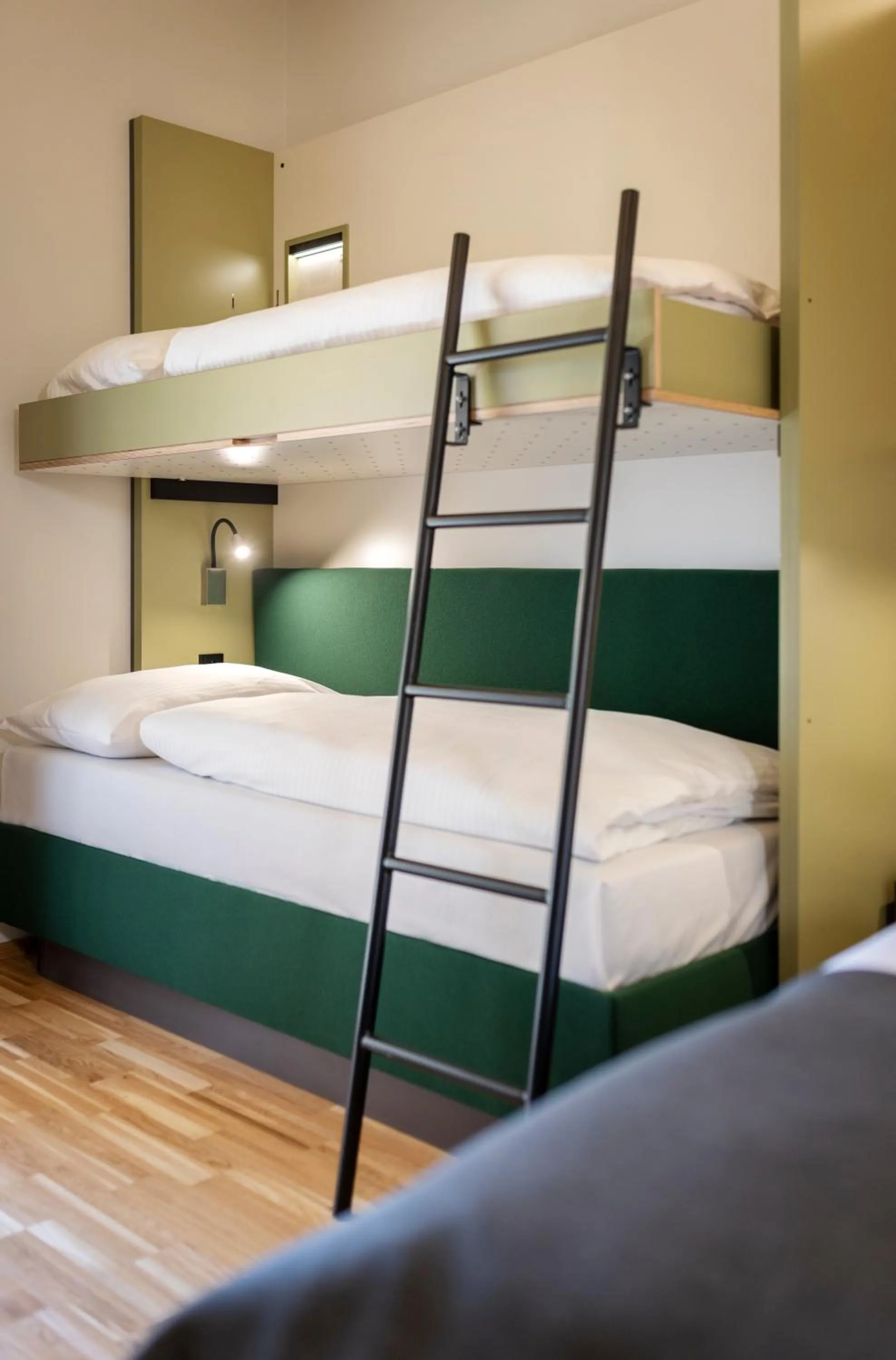 Photo of the whole room, Bed in JUFA Hotel Laterns - Klangholzhus