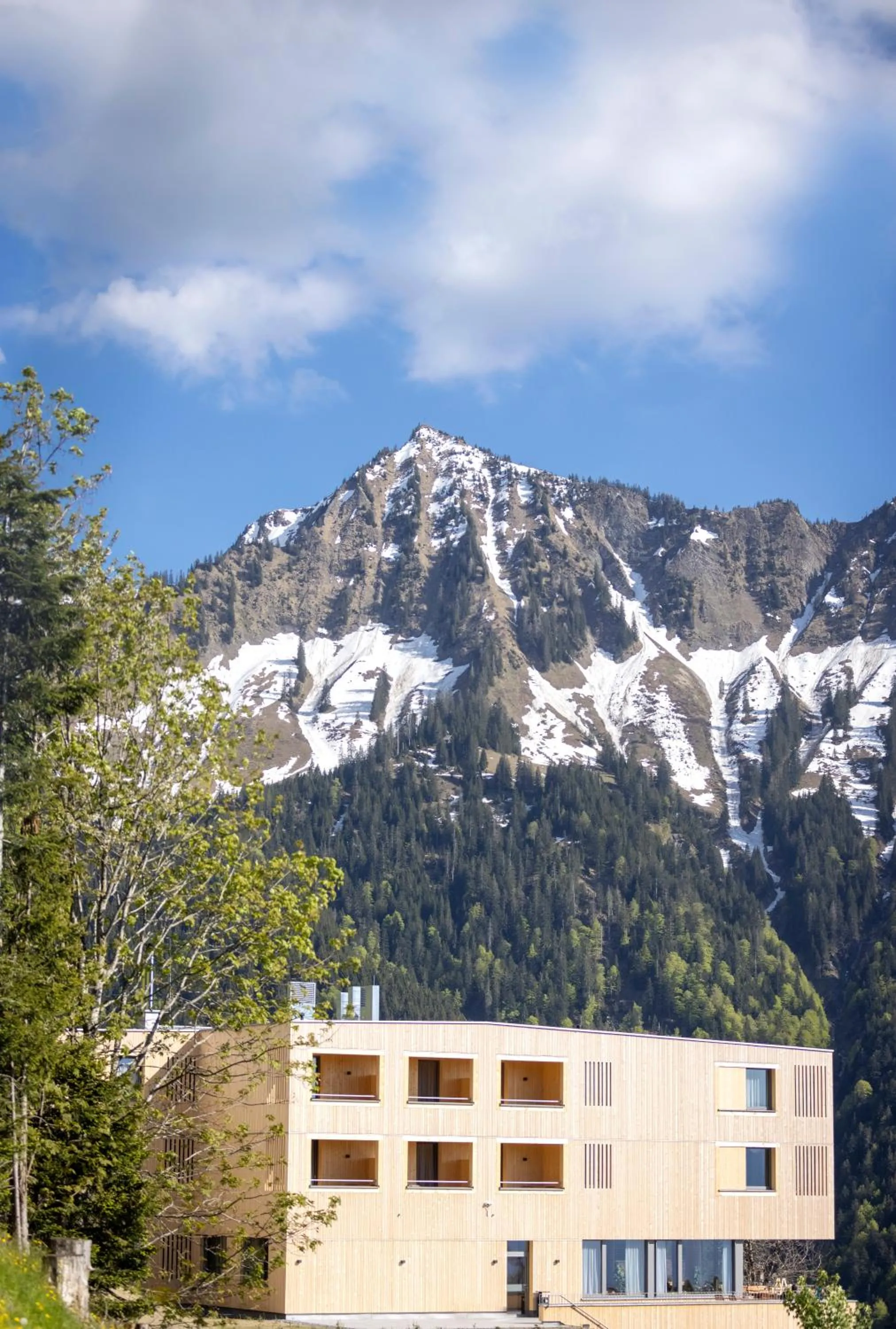 Property building in JUFA Hotel Laterns - Klangholzhus