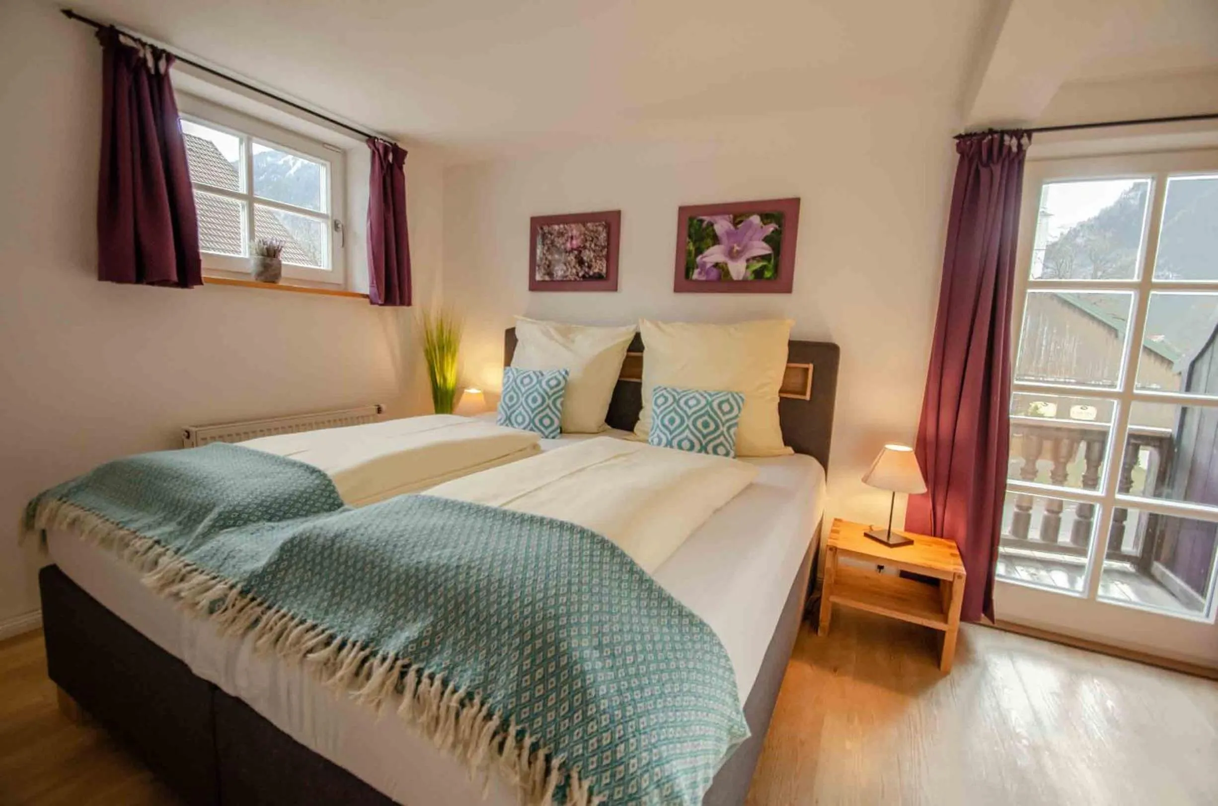 Bedroom, Bed in Hotel Ferienhaus Fux