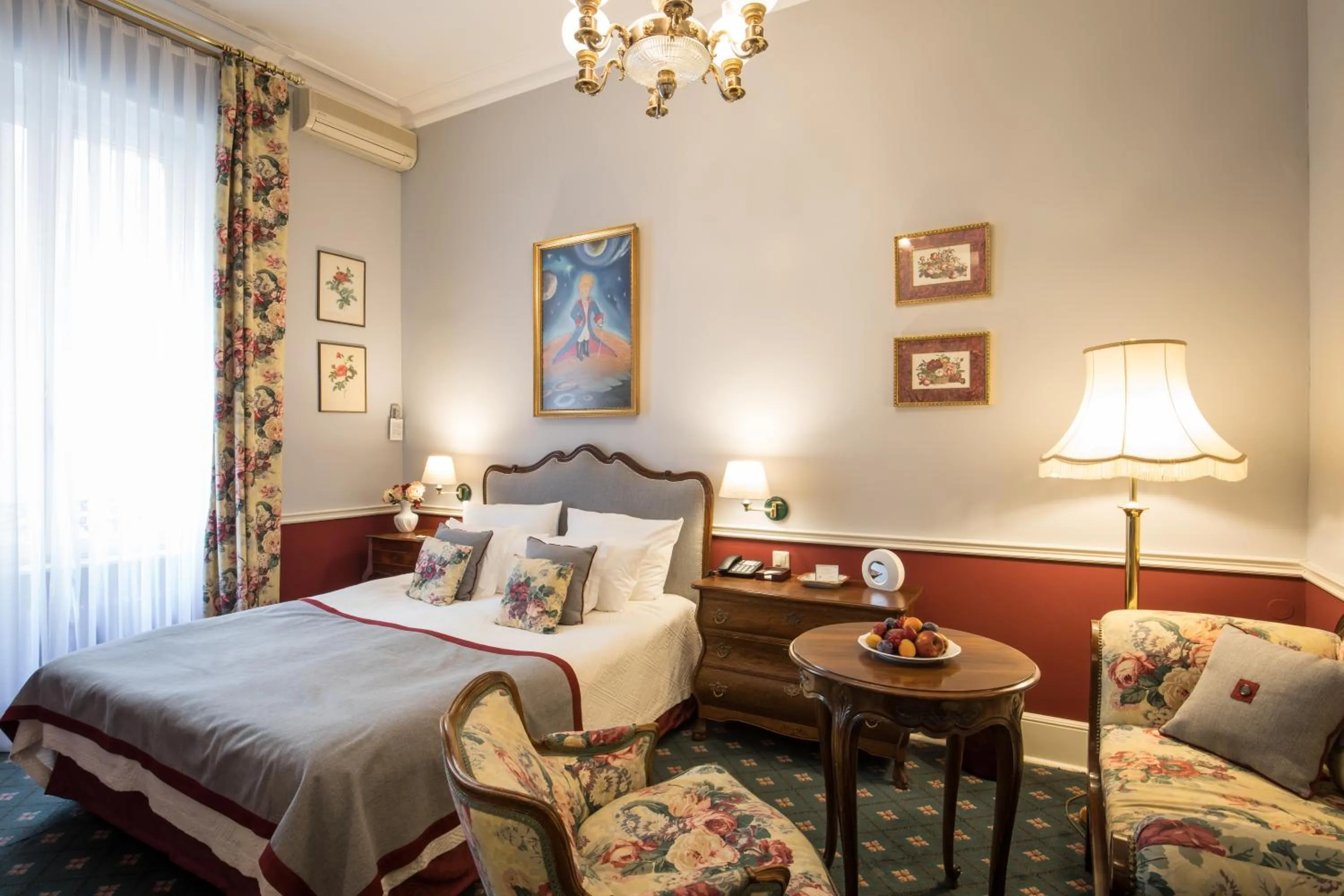 Bed in Hotel Der Kleine Prinz