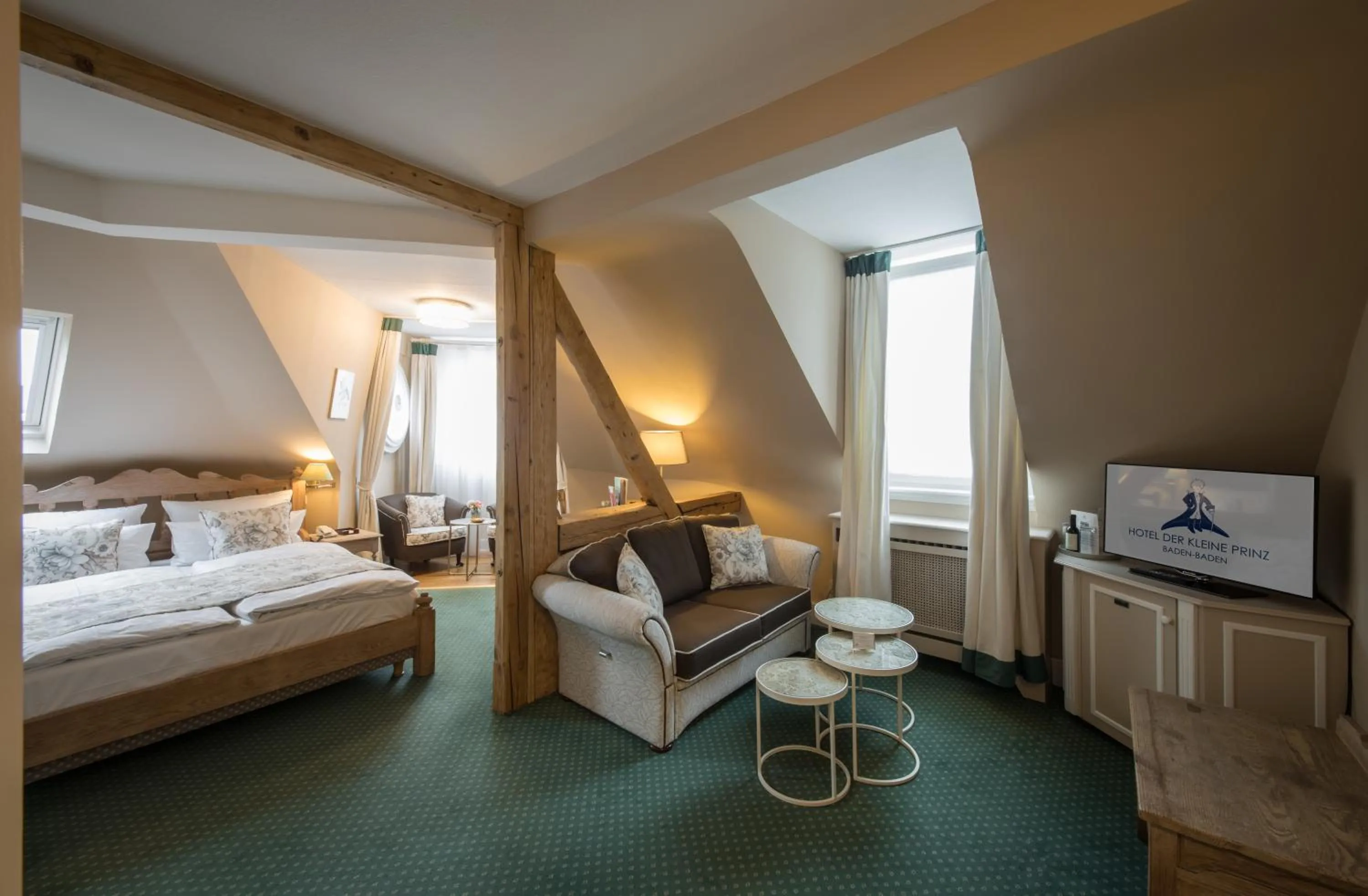Bed in Hotel Der Kleine Prinz