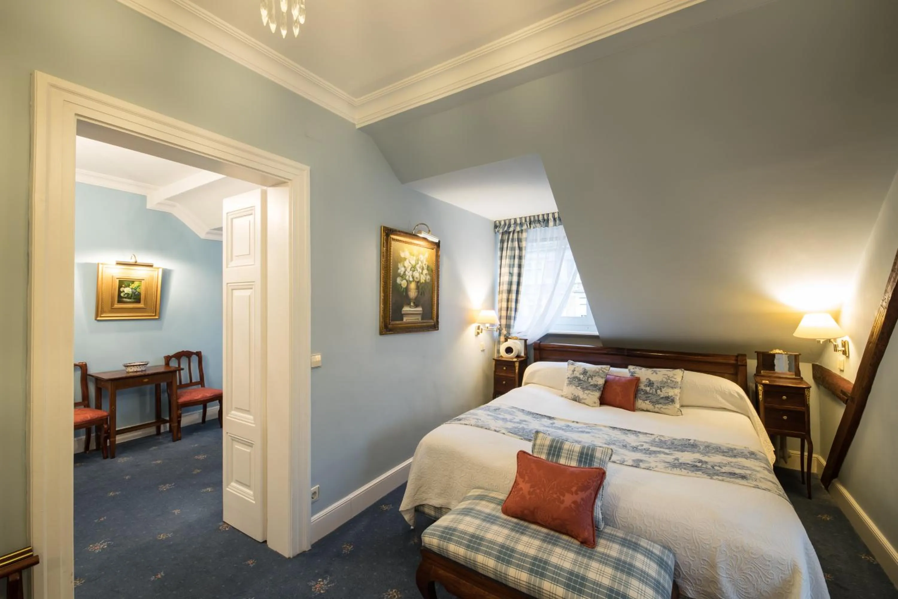 Bed in Hotel Belle Epoque