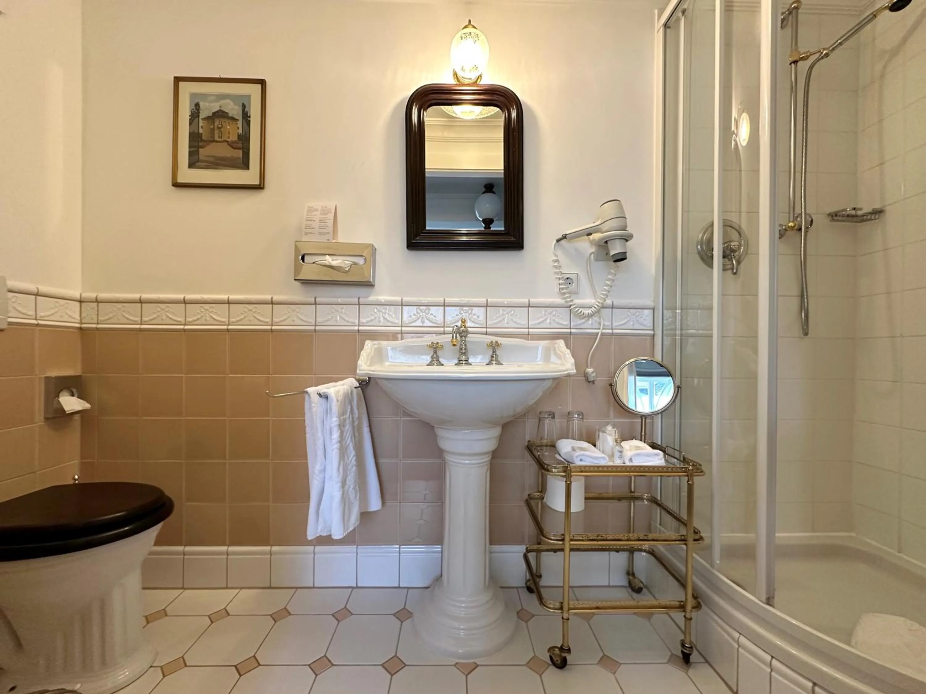 Shower in Hotel Belle Epoque