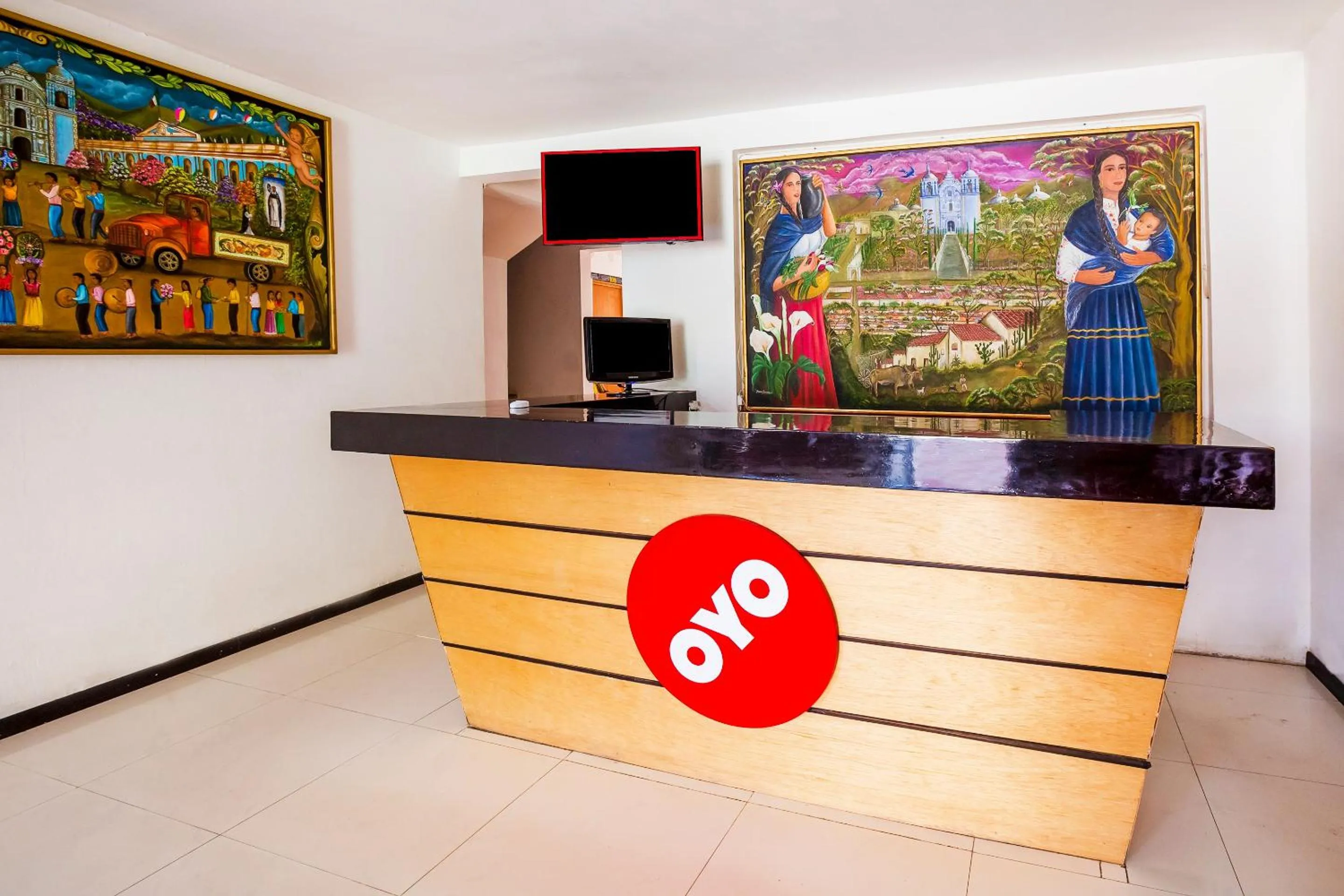 Lobby or reception in OYO Hotel Rey David, Oaxaca