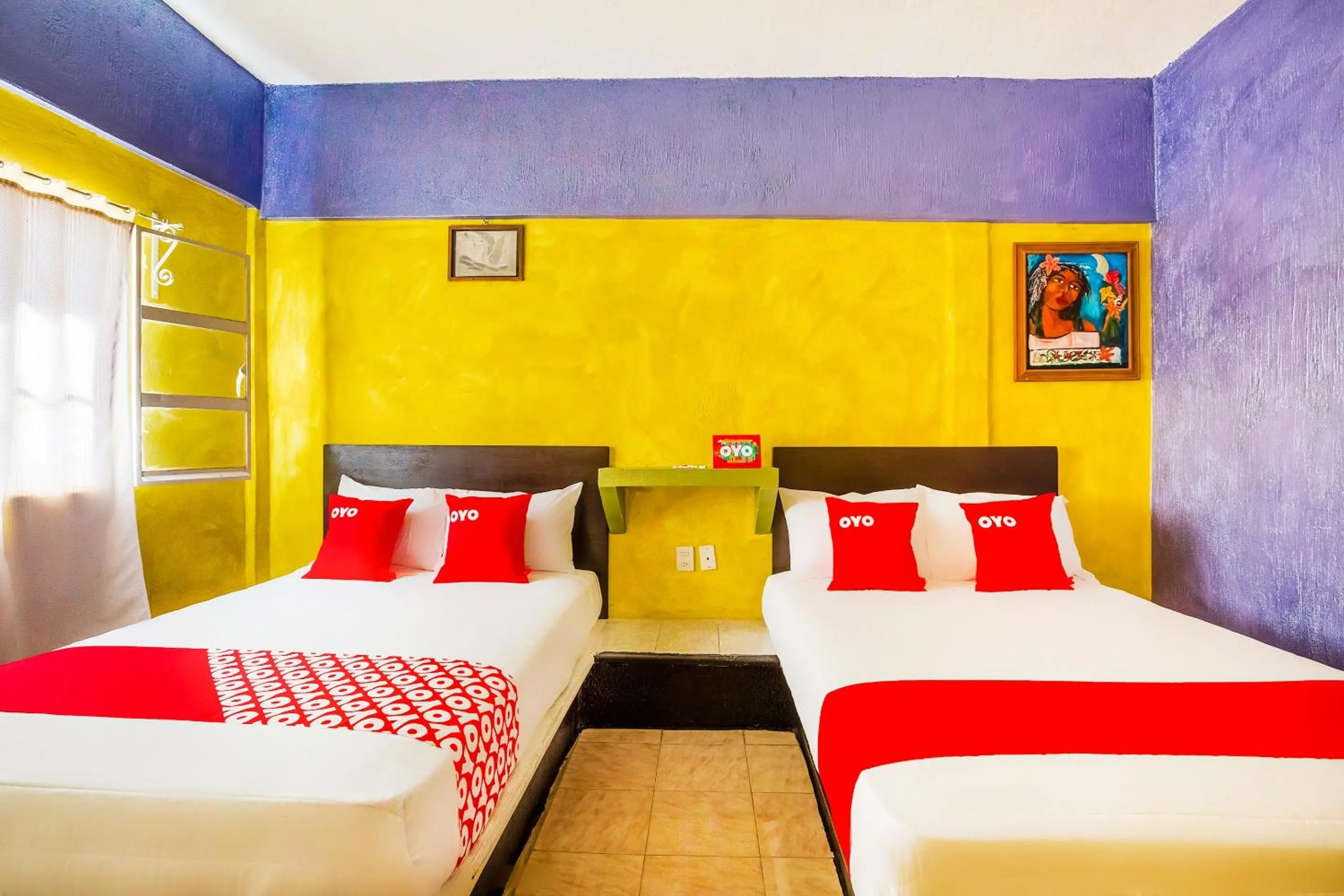 Bedroom, Bed in OYO Hotel Rey David, Oaxaca