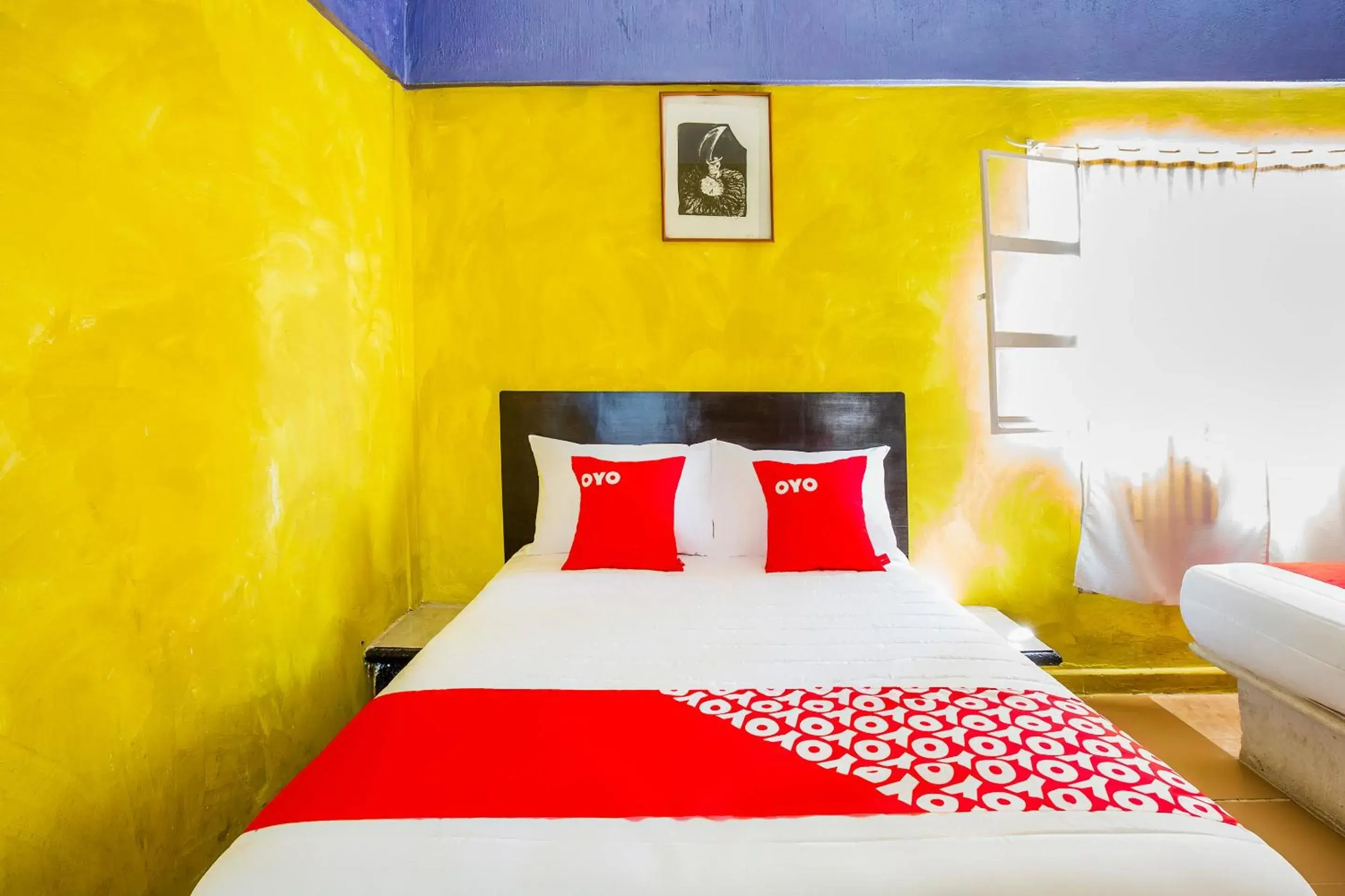 Bedroom, Bed in OYO Hotel Rey David, Oaxaca Bedroom, Bed in OYO Hotel Rey David, Oaxaca