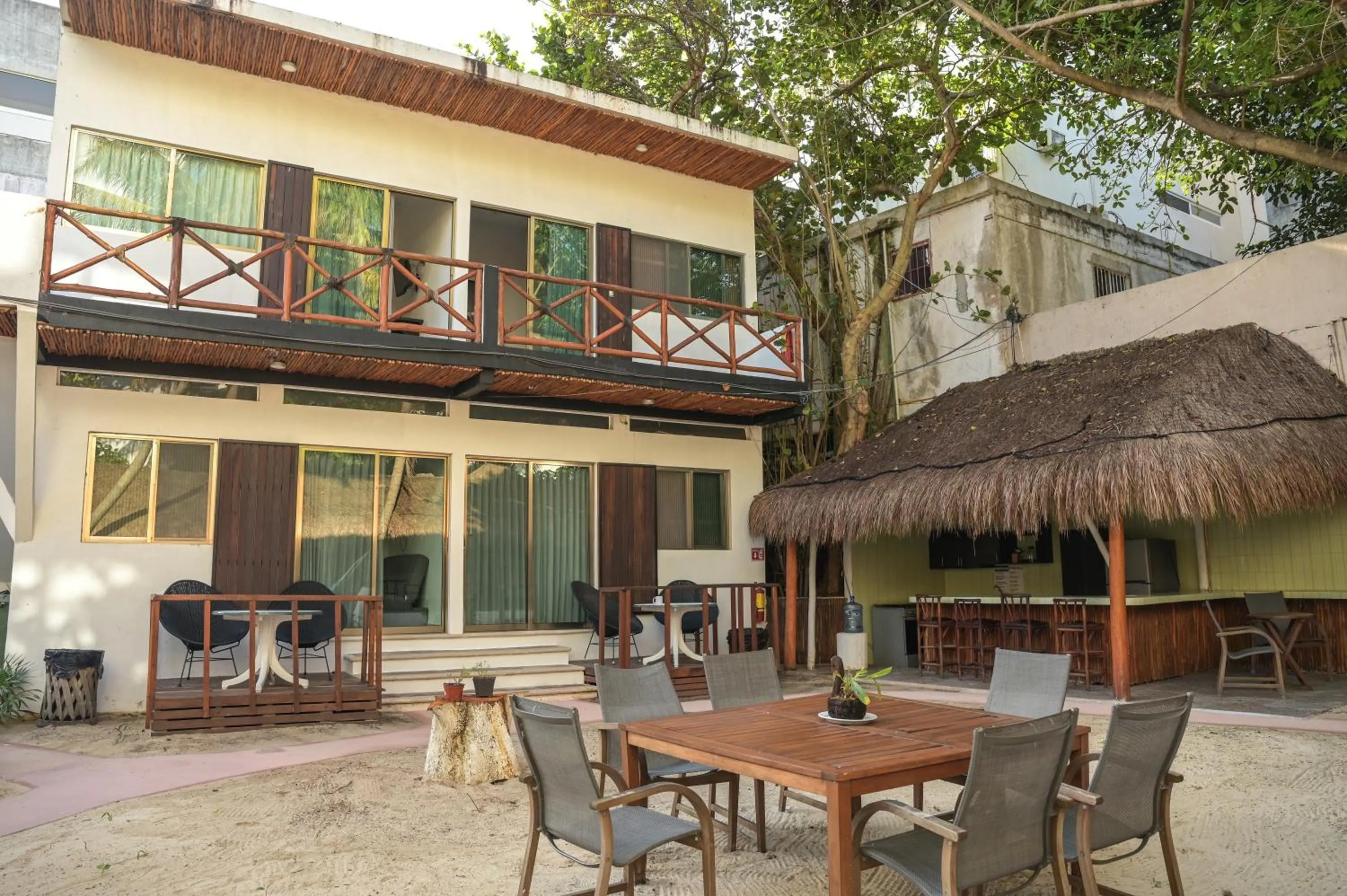 Property building in Kinta Kan Cabañas Hotel Playa del Carmen