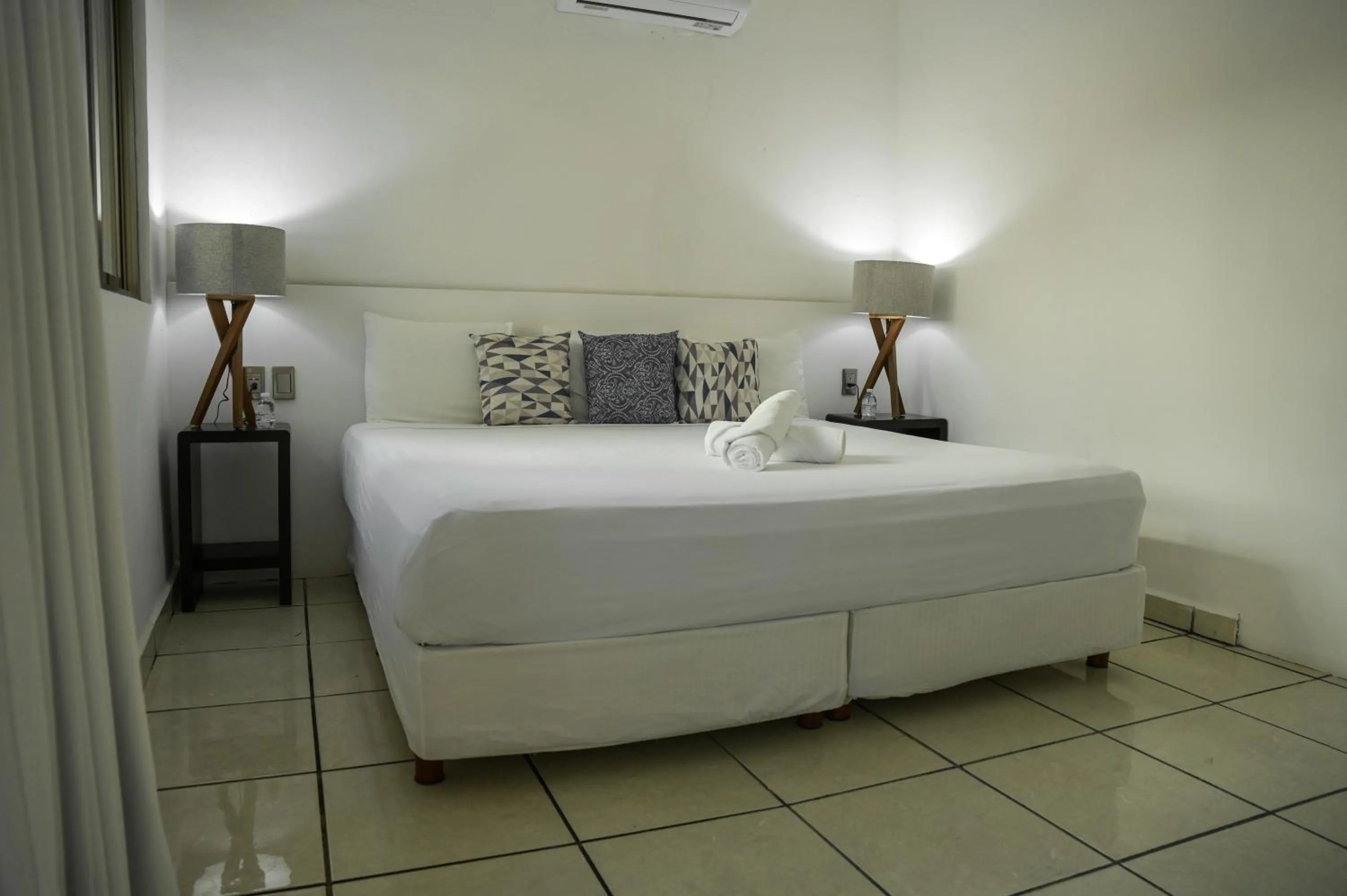 Bedroom in Kinta Kan Cabañas Hotel Playa del Carmen