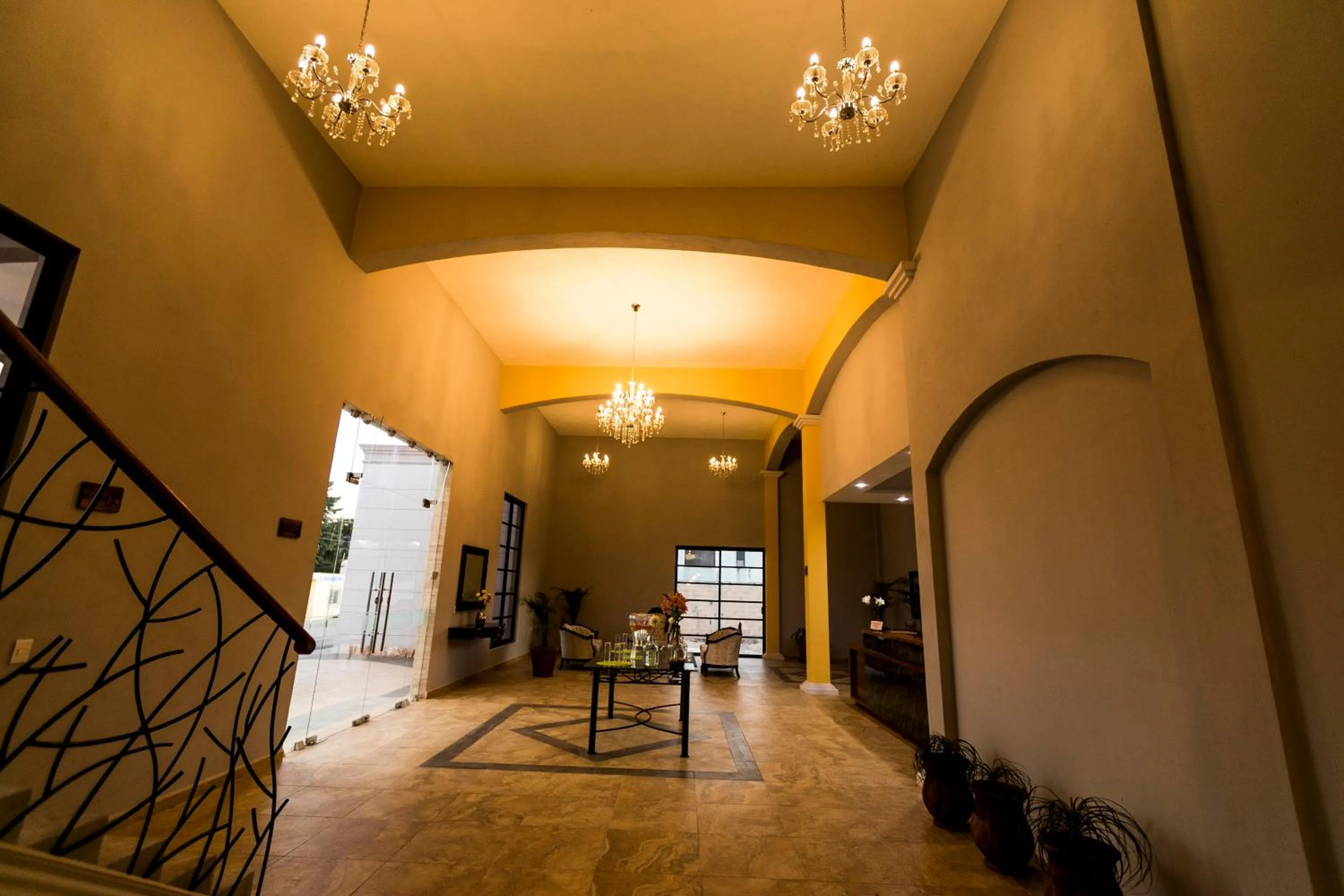 Living room in Hotel Los Frailes, Valladolid, Yucatán