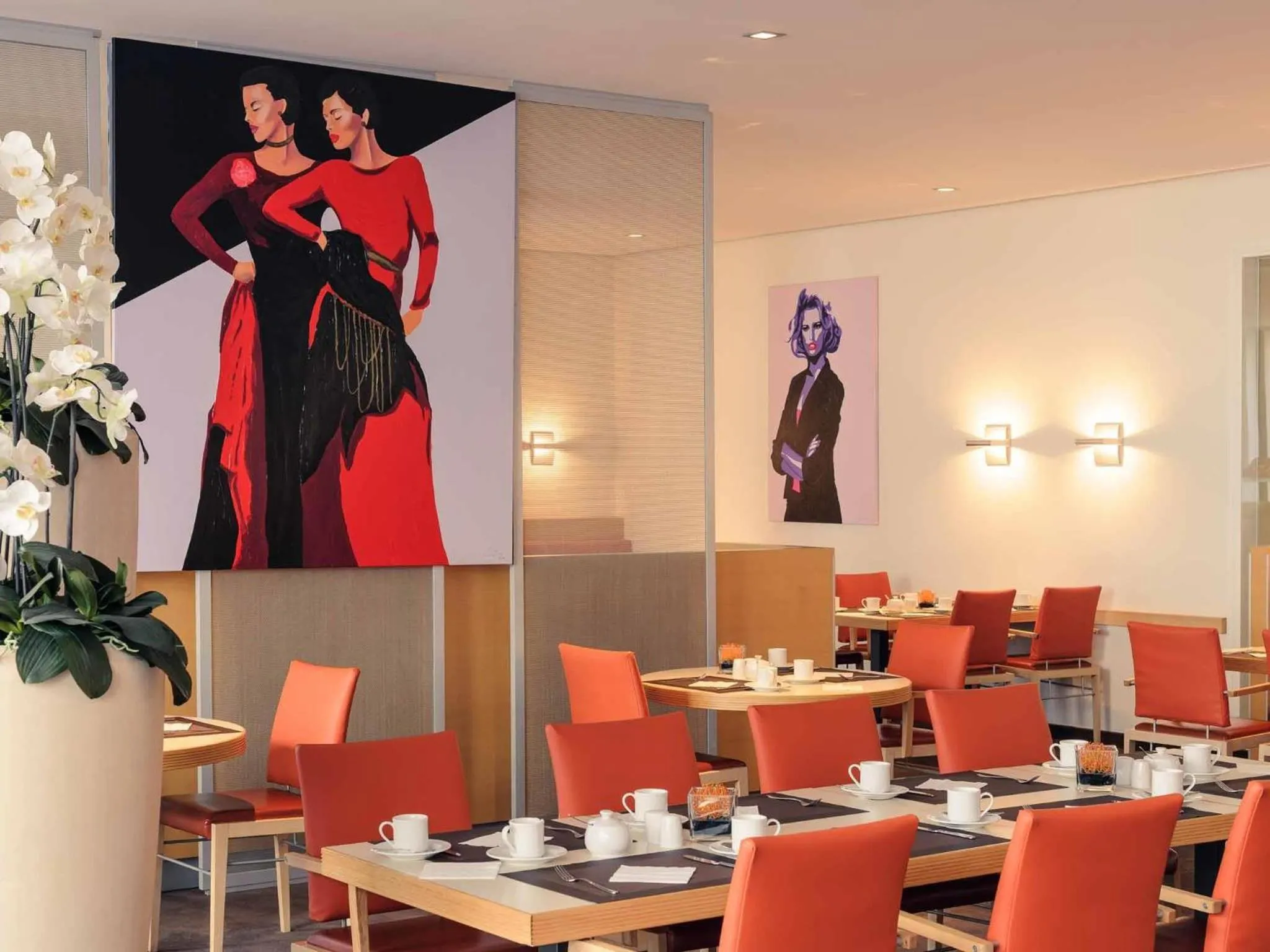 Restaurant/places to eat in Sunday Hotel Düsseldorf City Nord