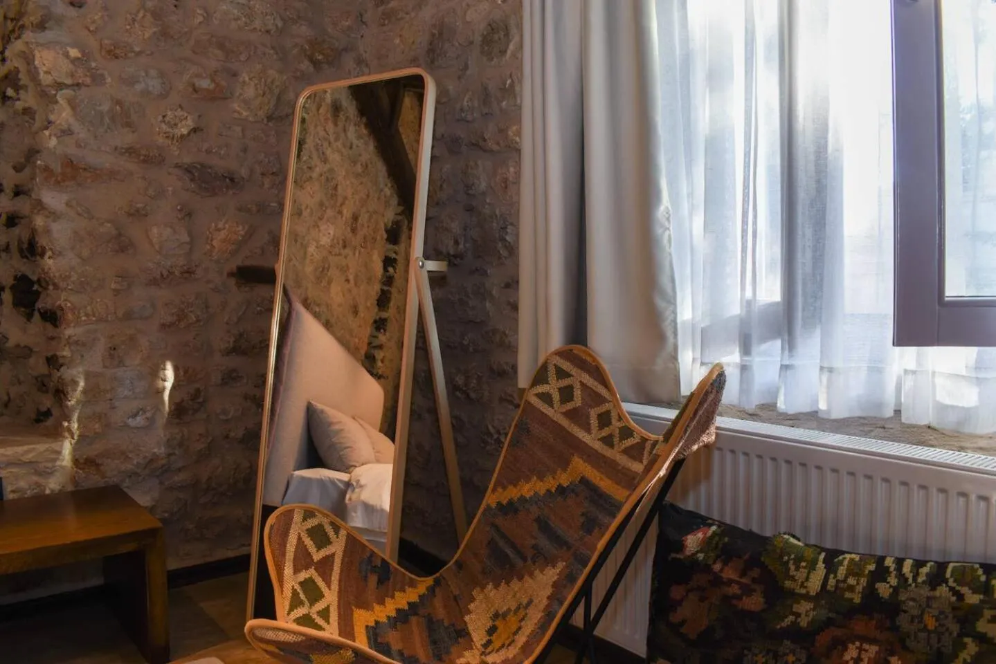 Decorative detail in Secluded Mountain Refuge - Theonimfi Paradise Gem