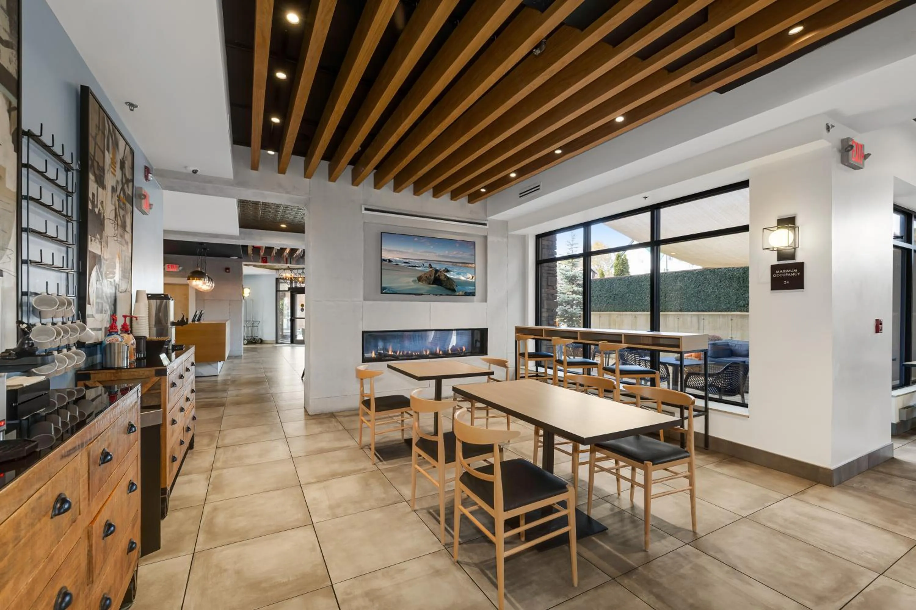 Seating area in Lake Placid Inn Boutique Hotel