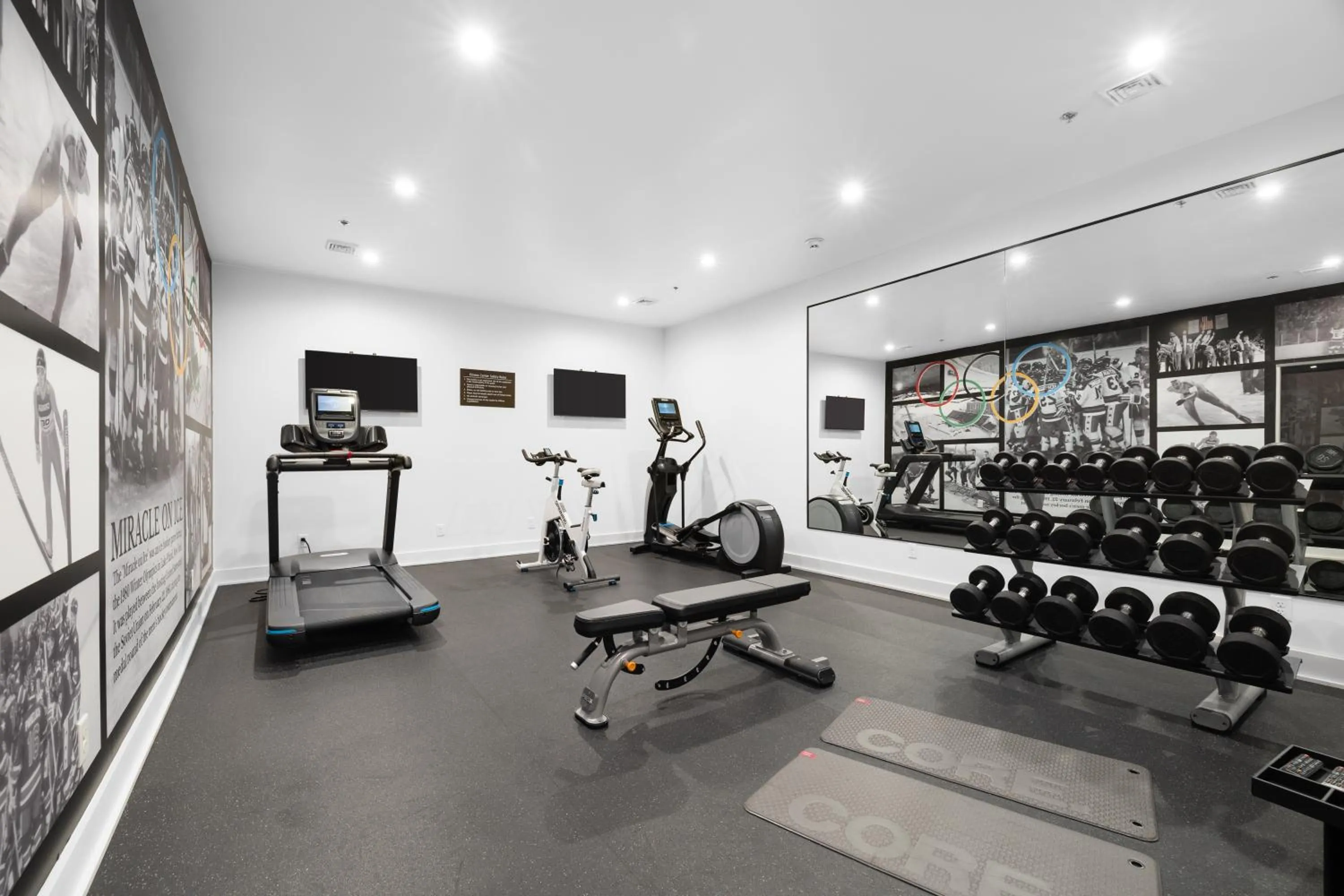 Fitness centre/facilities in Lake Placid Inn Boutique Hotel