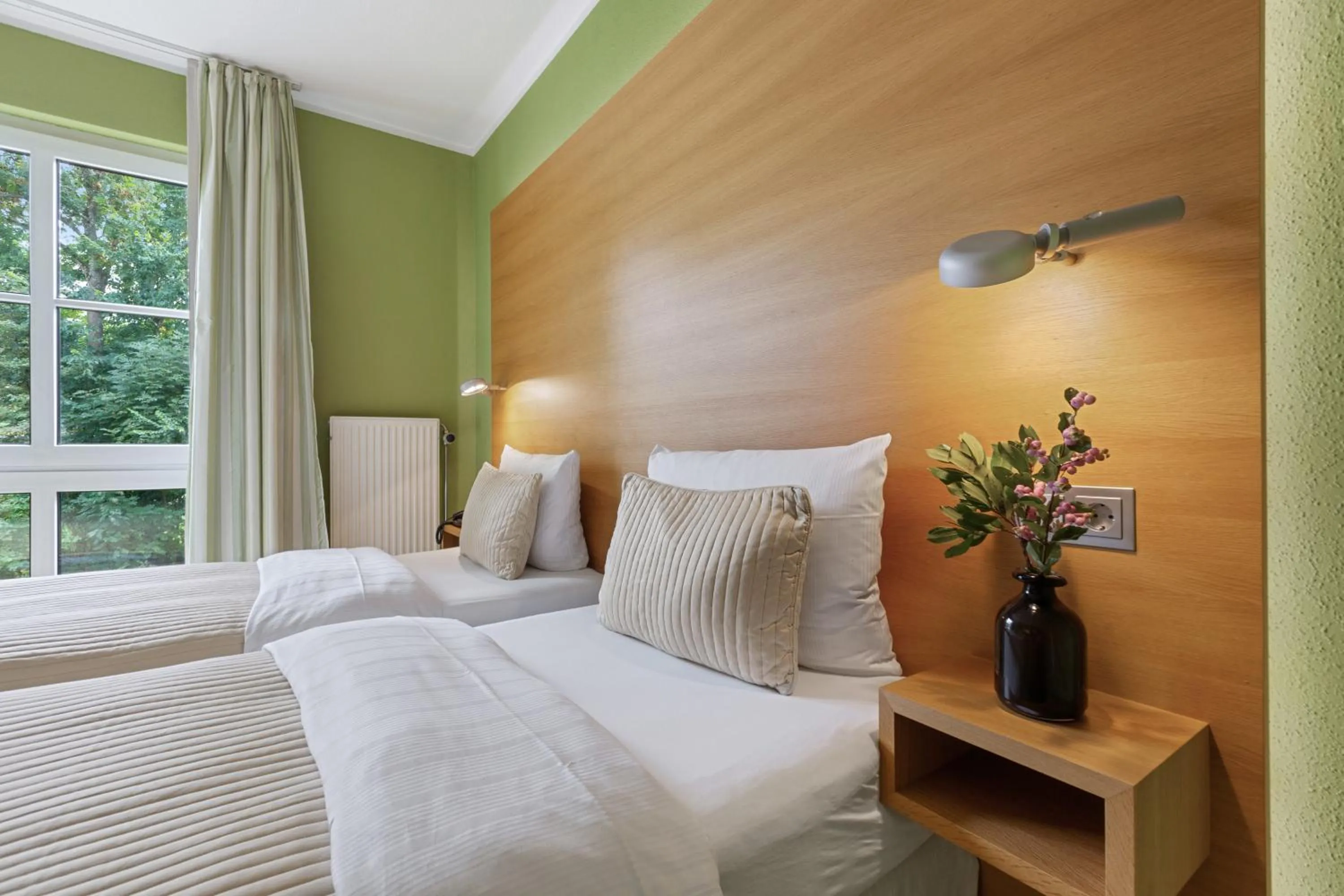 Bed in Hotel Rosengarten