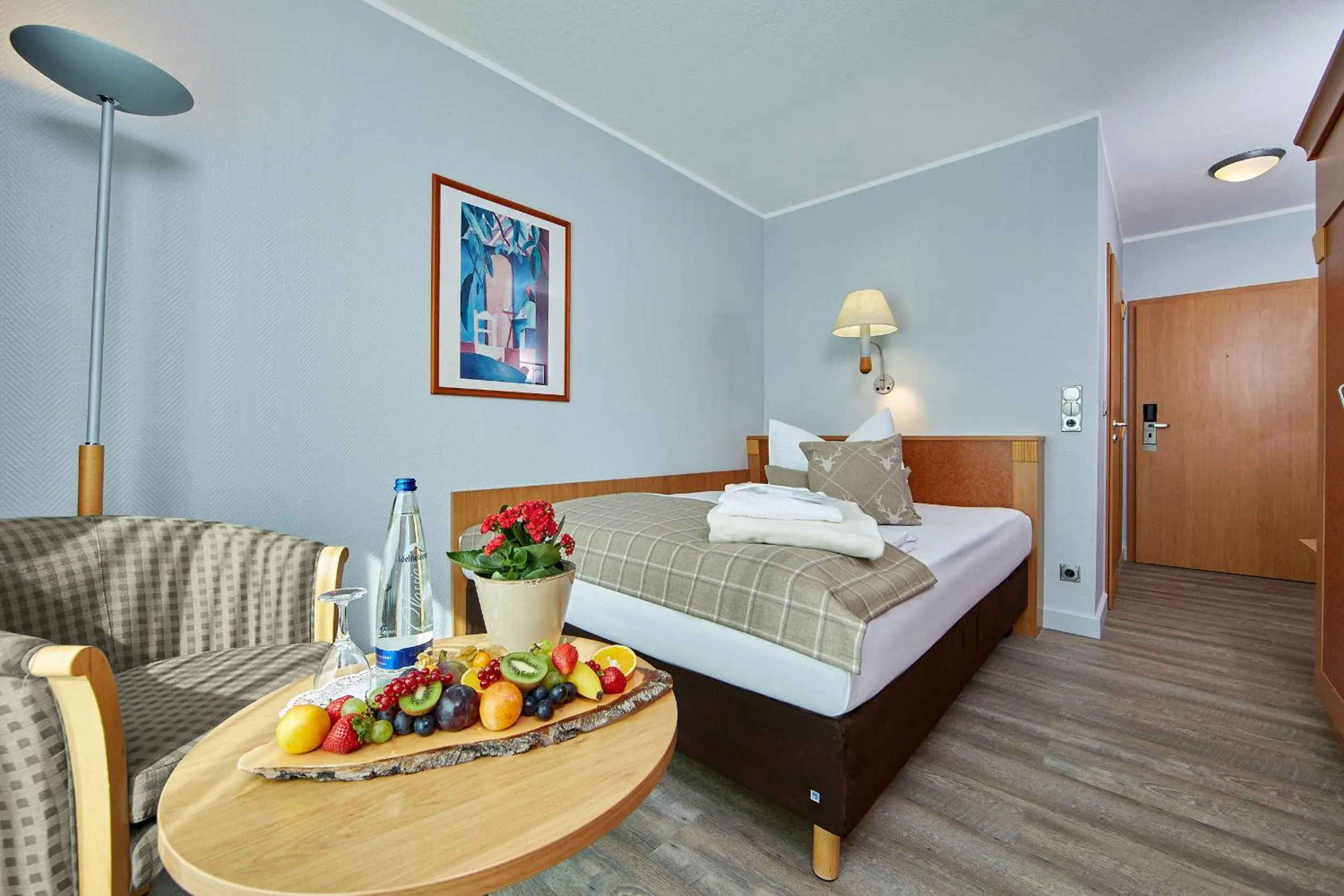 Junior Room with Mountain View (street side) - single occupancy in Hotel Königshof