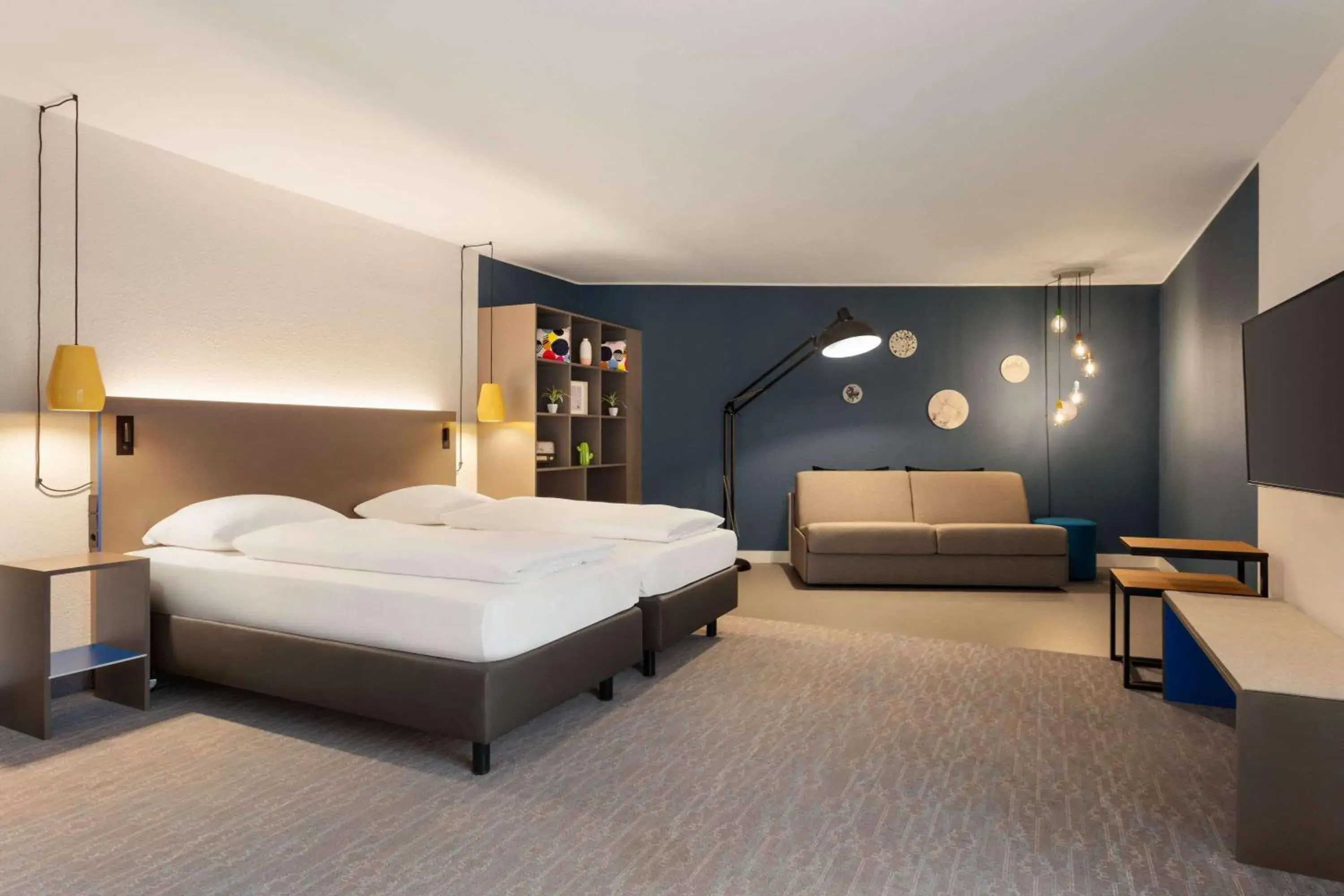 Photo of the whole room, Bed in Vienna House Easy by Wyndham Trier Photo of the whole room, Bed in Vienna House Easy by Wyndham Trier