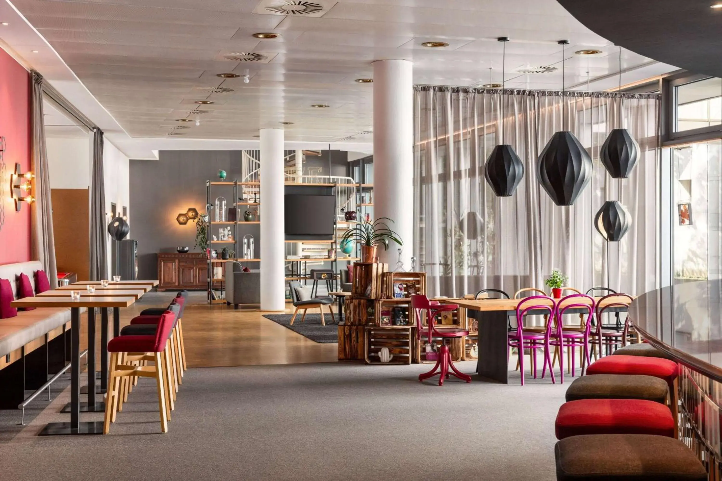 Lobby or reception in Vienna House Easy by Wyndham Trier Lobby or reception in Vienna House Easy by Wyndham Trier