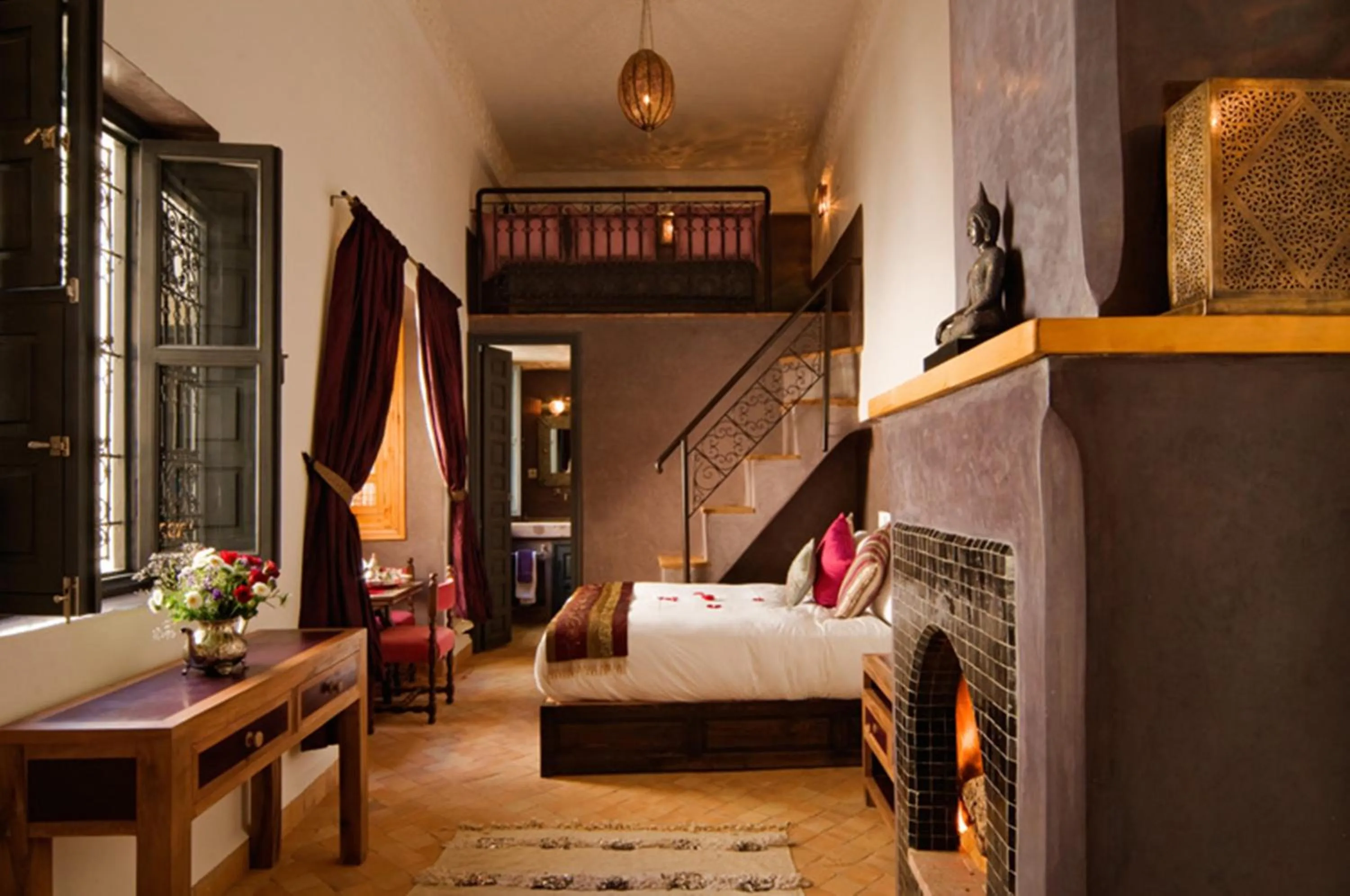 Bed in Riad Cinnamon by Marrakech Riad