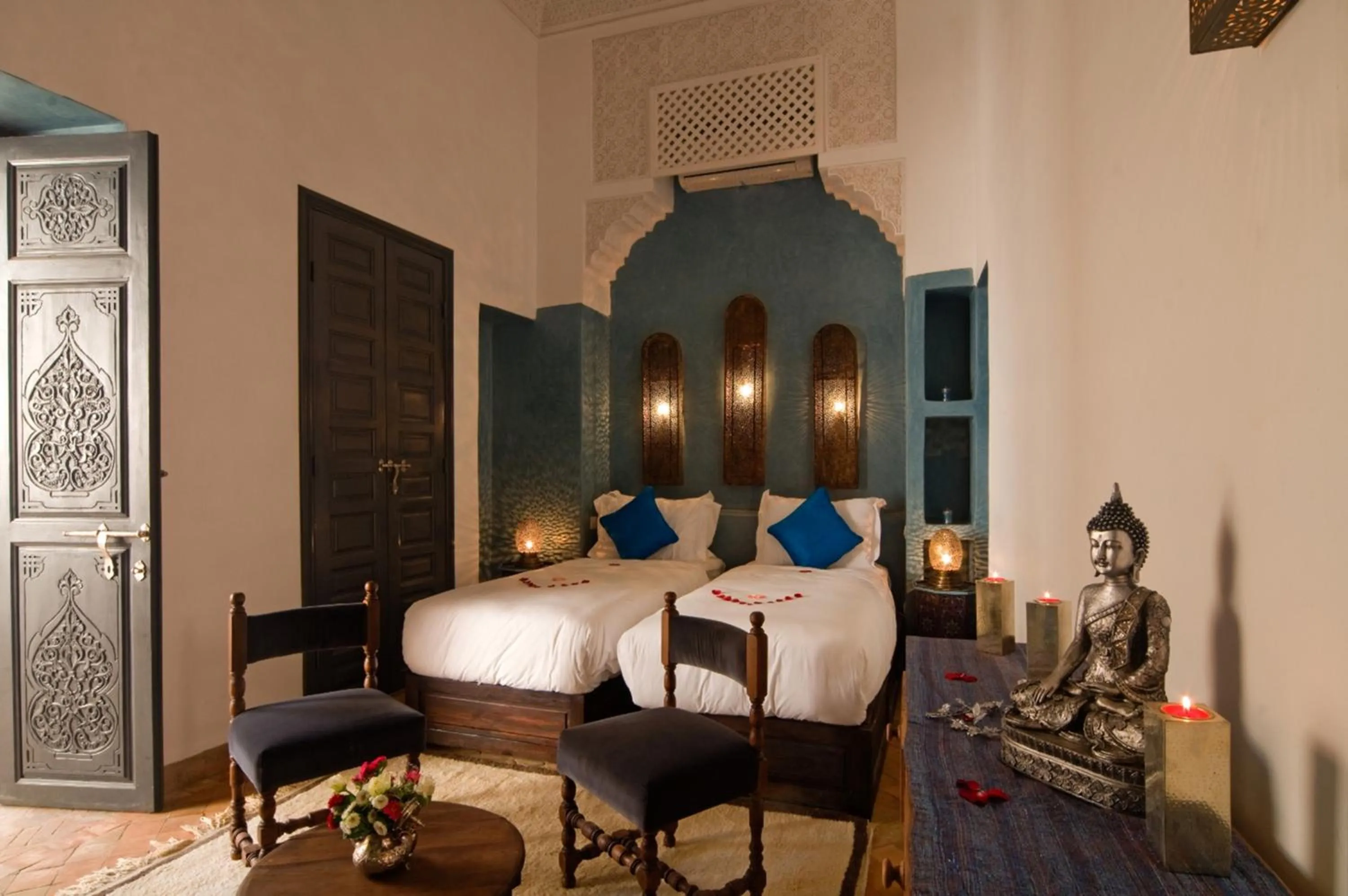 Bed in Riad Cinnamon by Marrakech Riad
