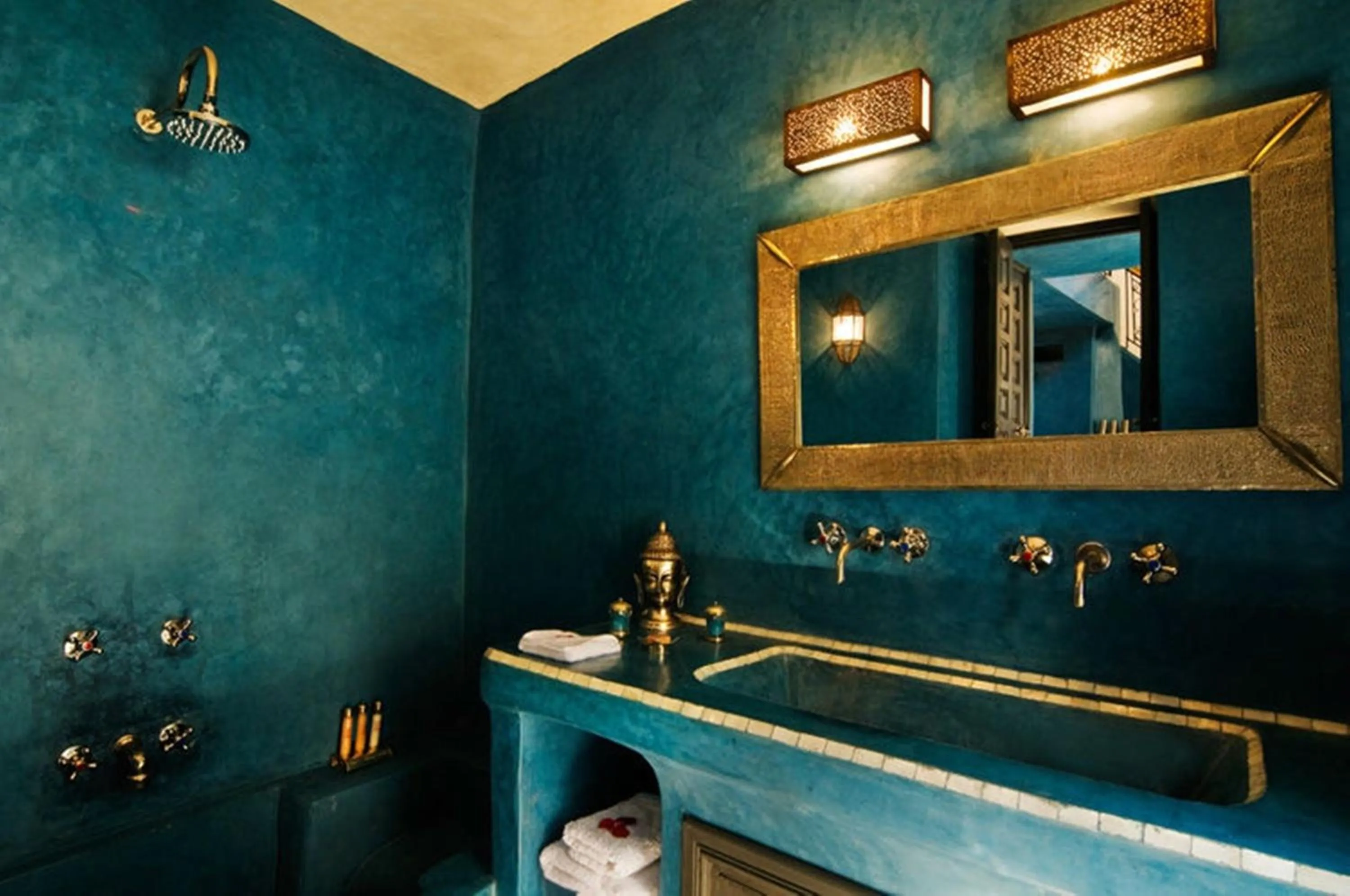 Bathroom in Riad Cinnamon by Marrakech Riad