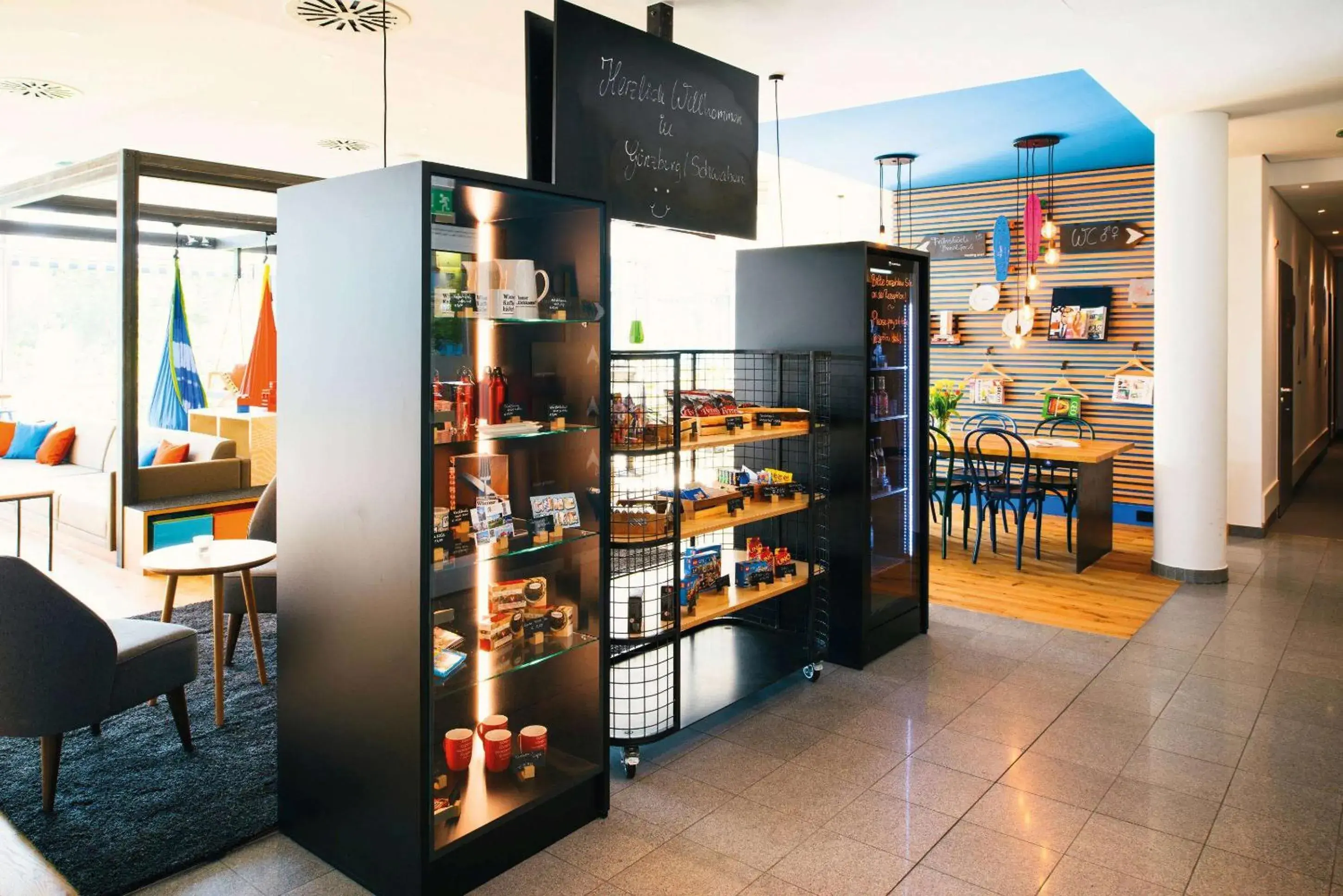 Lobby or reception in Vienna House Easy by Wyndham Günzburg Lobby or reception in Vienna House Easy by Wyndham Günzburg