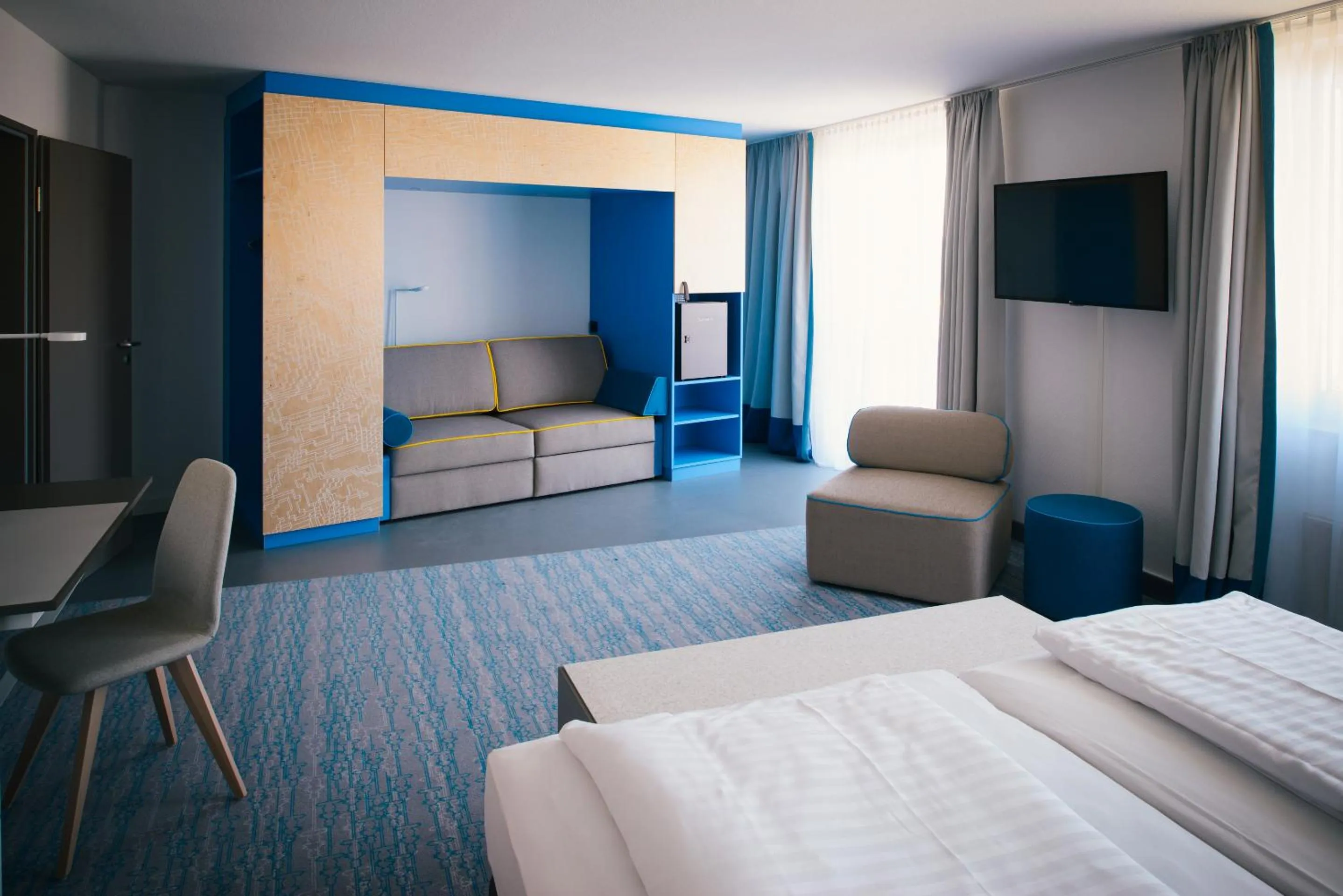 Bedroom, Bed in Vienna House Easy by Wyndham Günzburg