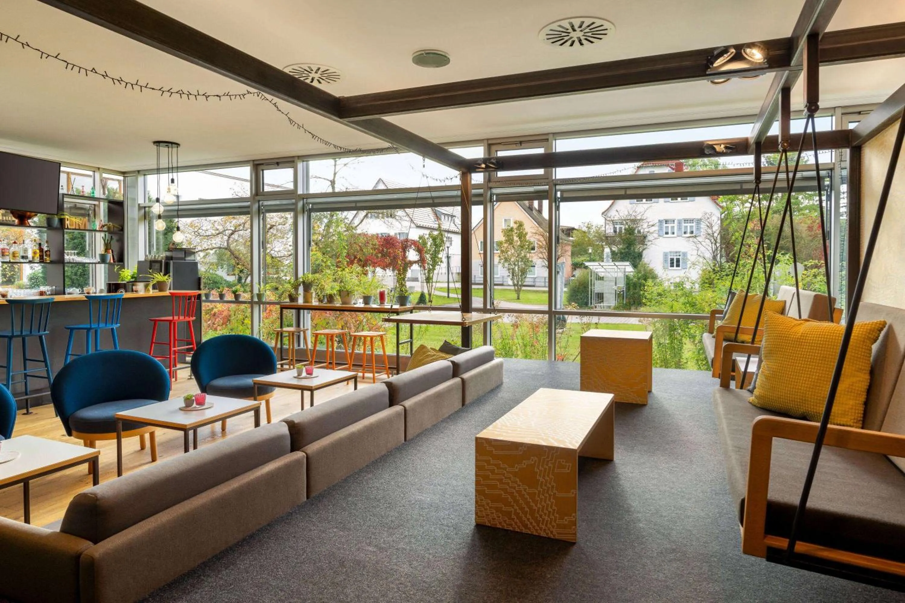 Lobby or reception in Vienna House Easy by Wyndham Günzburg