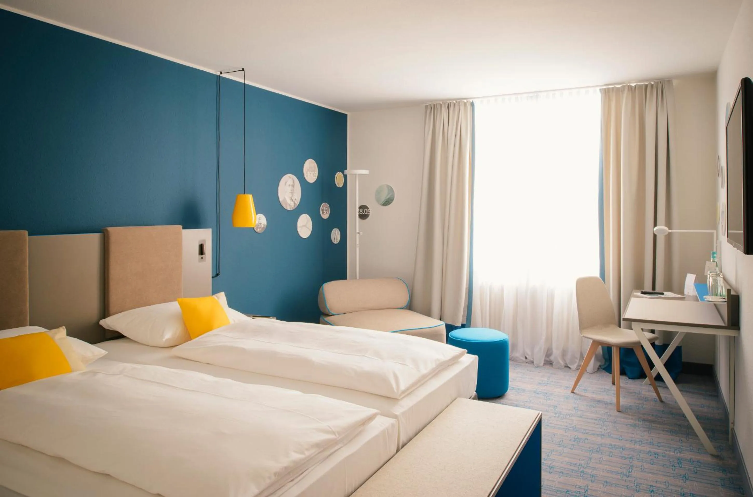 Bedroom, Bed in Vienna House Easy by Wyndham Günzburg