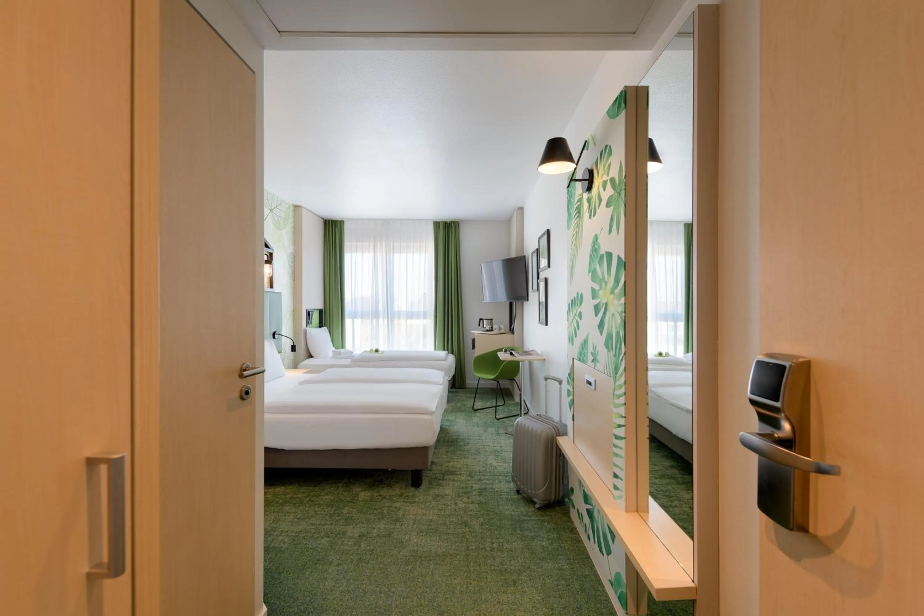 Bed in Mercure Hotel Hannover Mitte