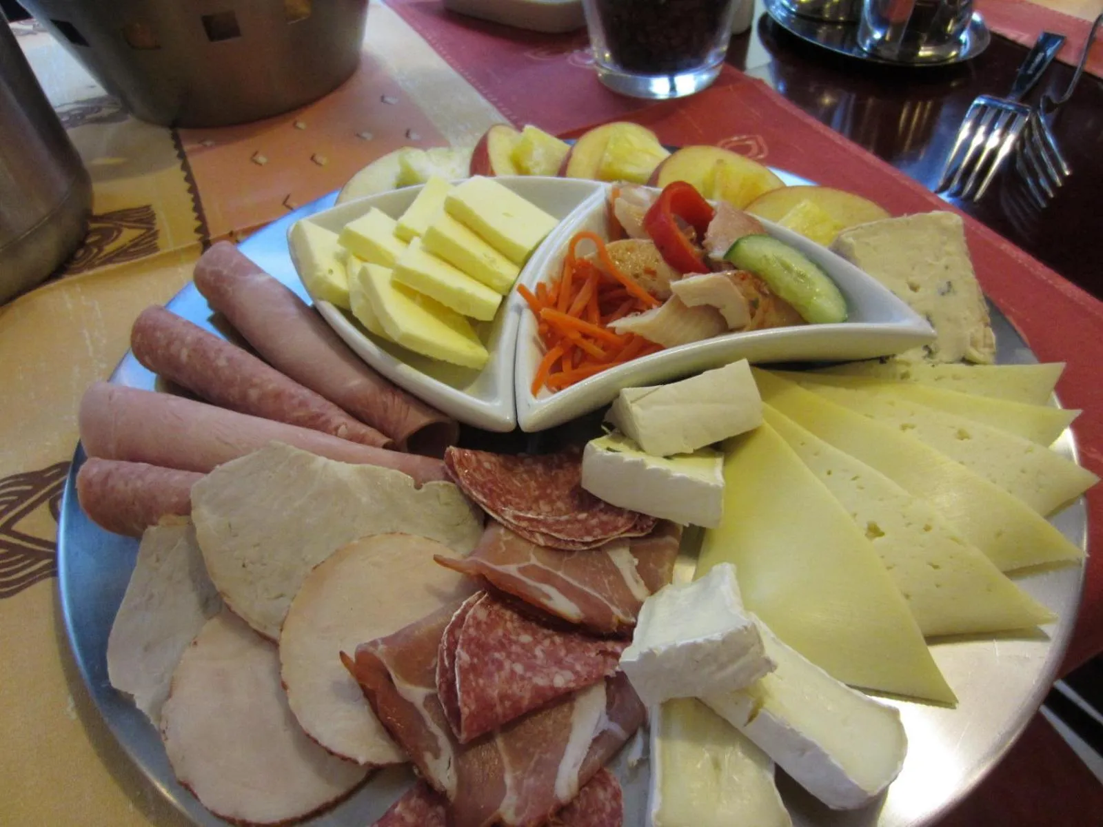 Food in Cleo´s Hotel Kallstadt