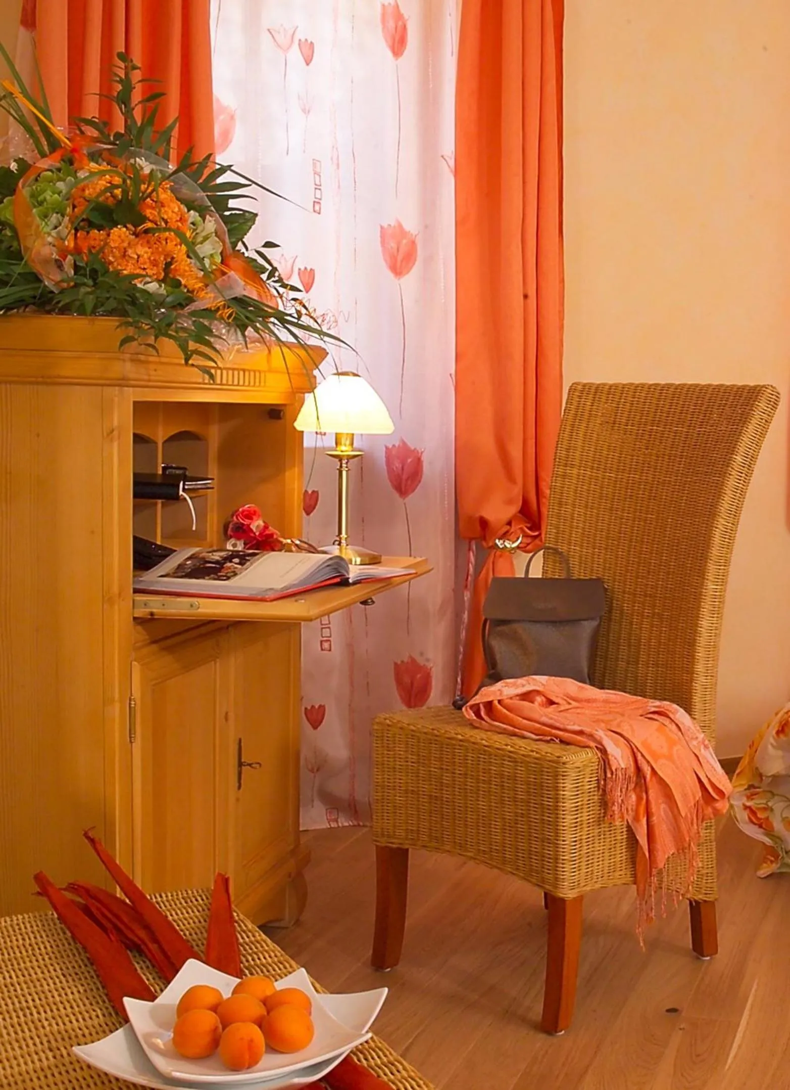 Seating area in Cleo´s Hotel Kallstadt