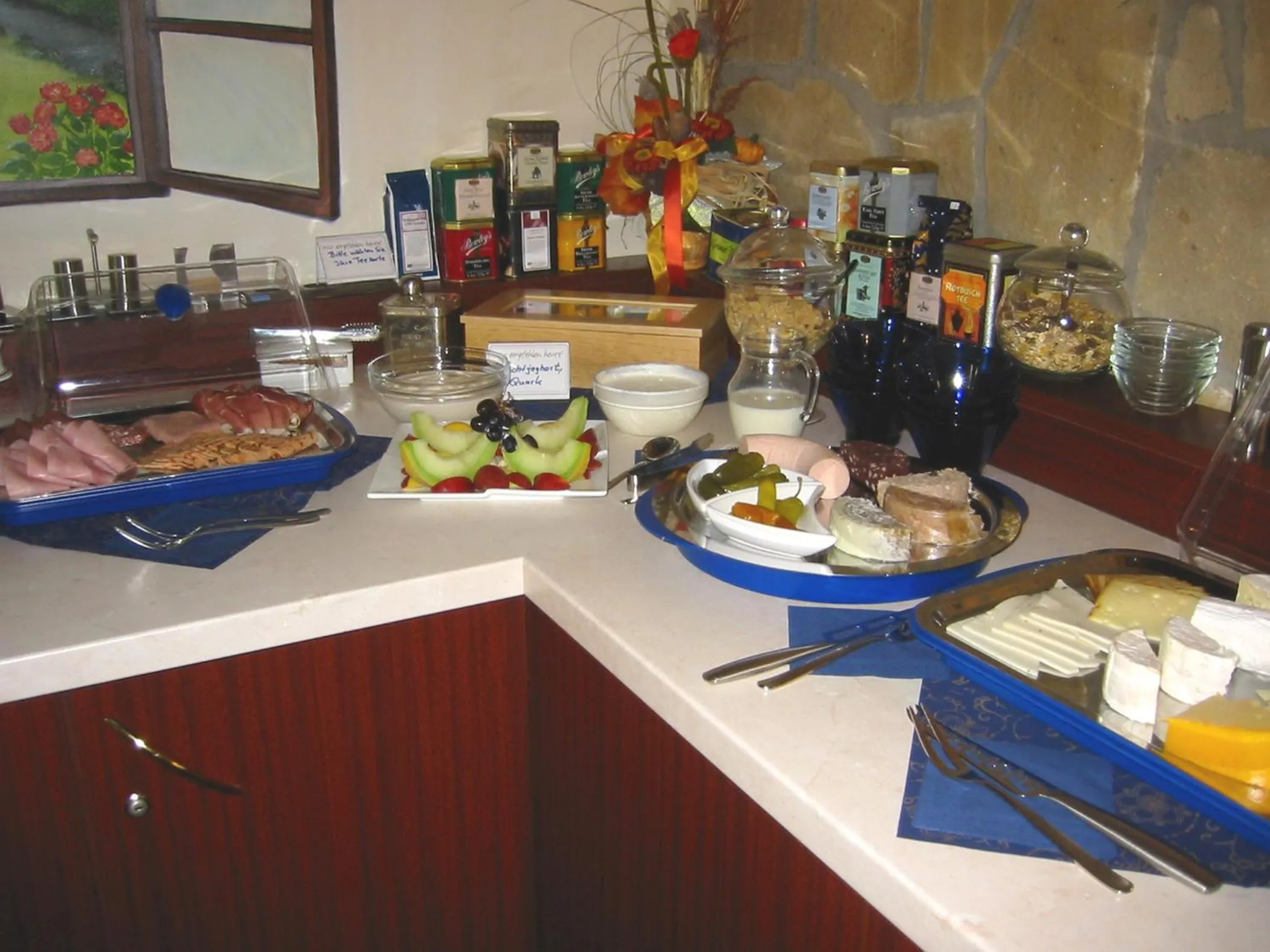 Food in Cleo´s Hotel Kallstadt