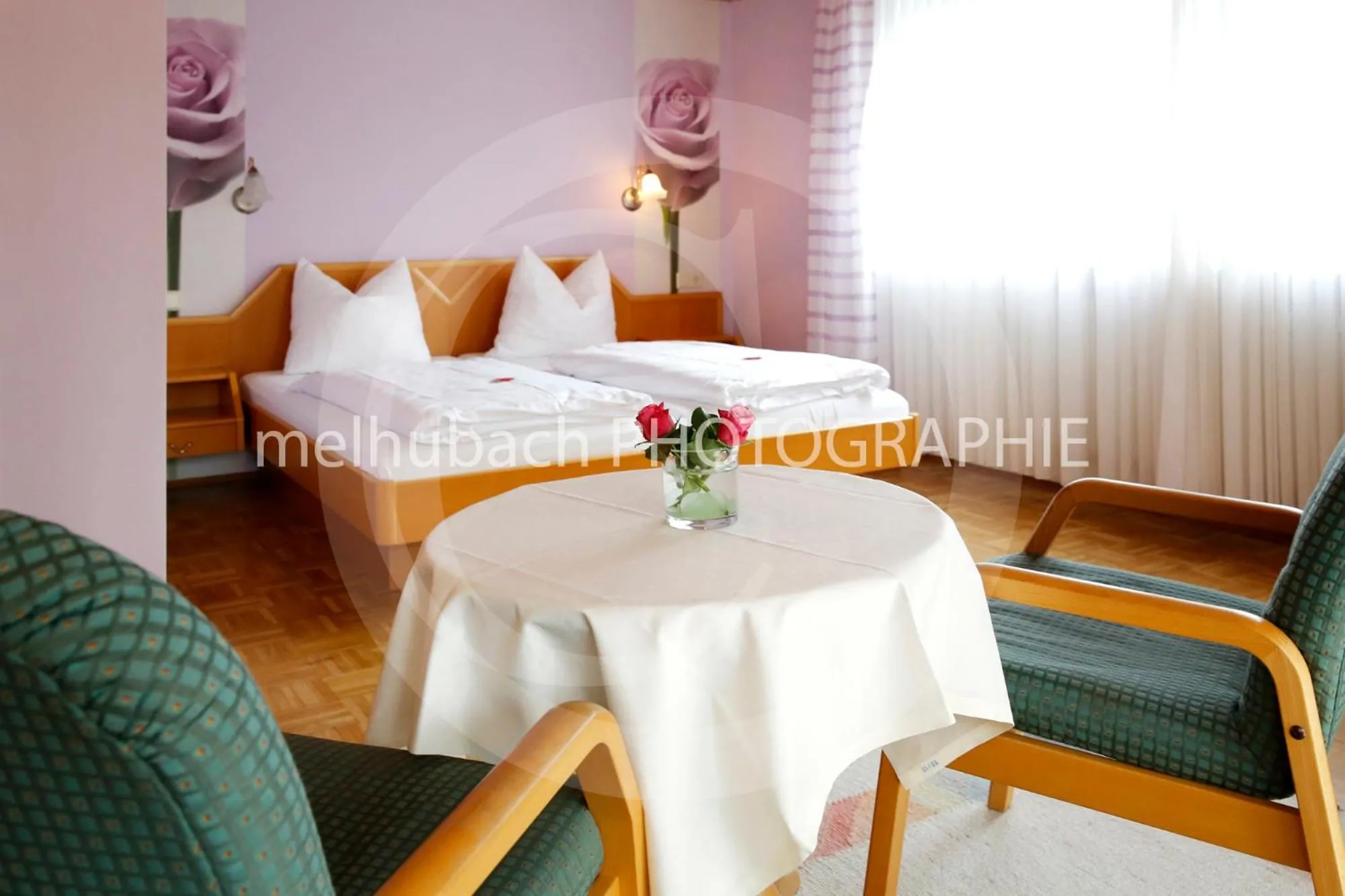 Bed in Hotel Restaurant Weisbrod