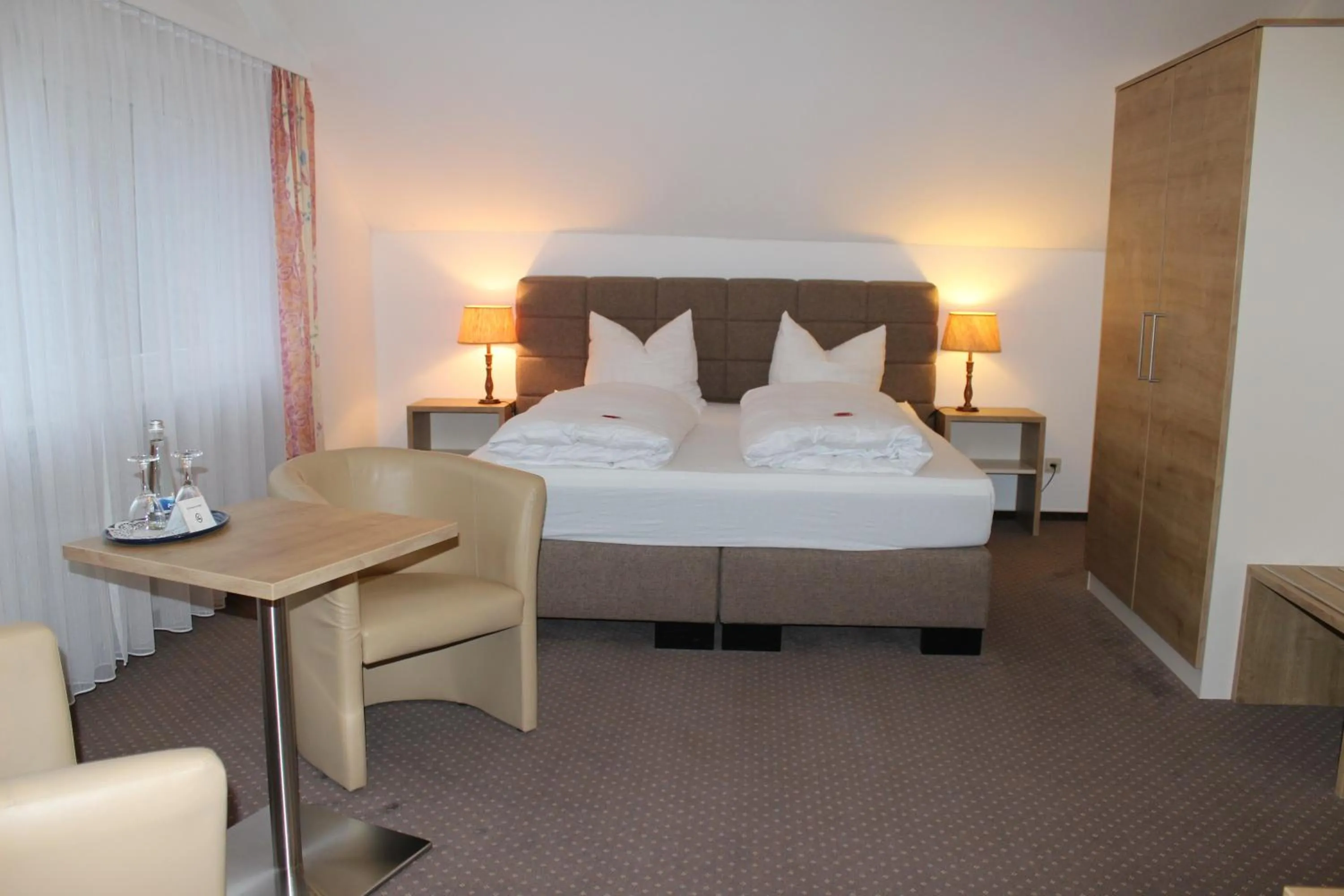 Photo of the whole room, Bed in Hotel Restaurant Weisbrod