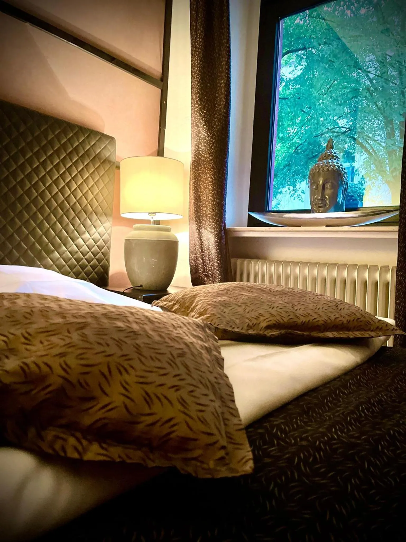 Bedroom, Bed in Hotel Am Volksgarten